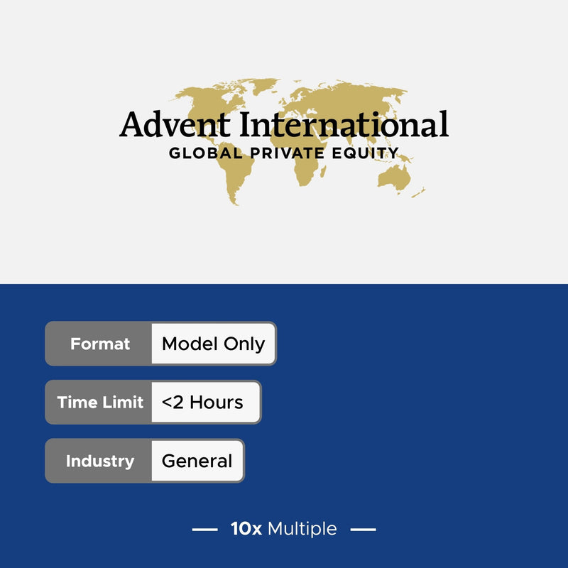 Private Equity Interview Questions PE Practice Mega Fund Advent International Interview - 10x Multiple