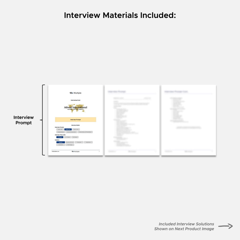 Private Equity Interview Questions PE Practice Mega Fund Advent International Interview - 10x Multiple