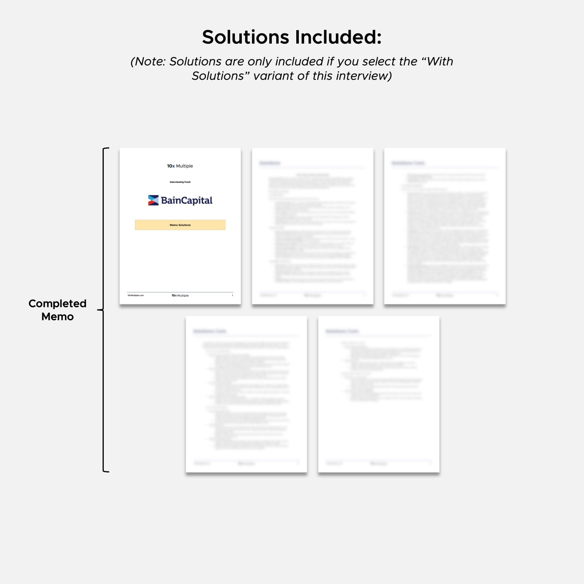 Private Equity Interview Questions PE Practice Mega Fund Bain Capital Interview - 10x Multiple