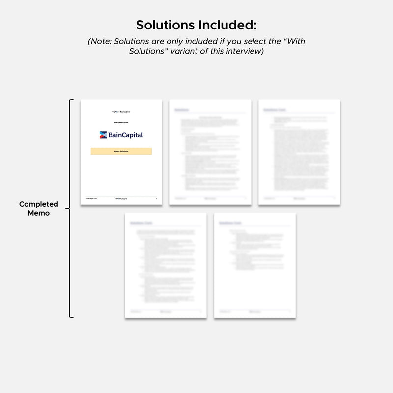 Private Equity Interview Questions PE Practice Mega Fund Bain Capital Interview - 10x Multiple