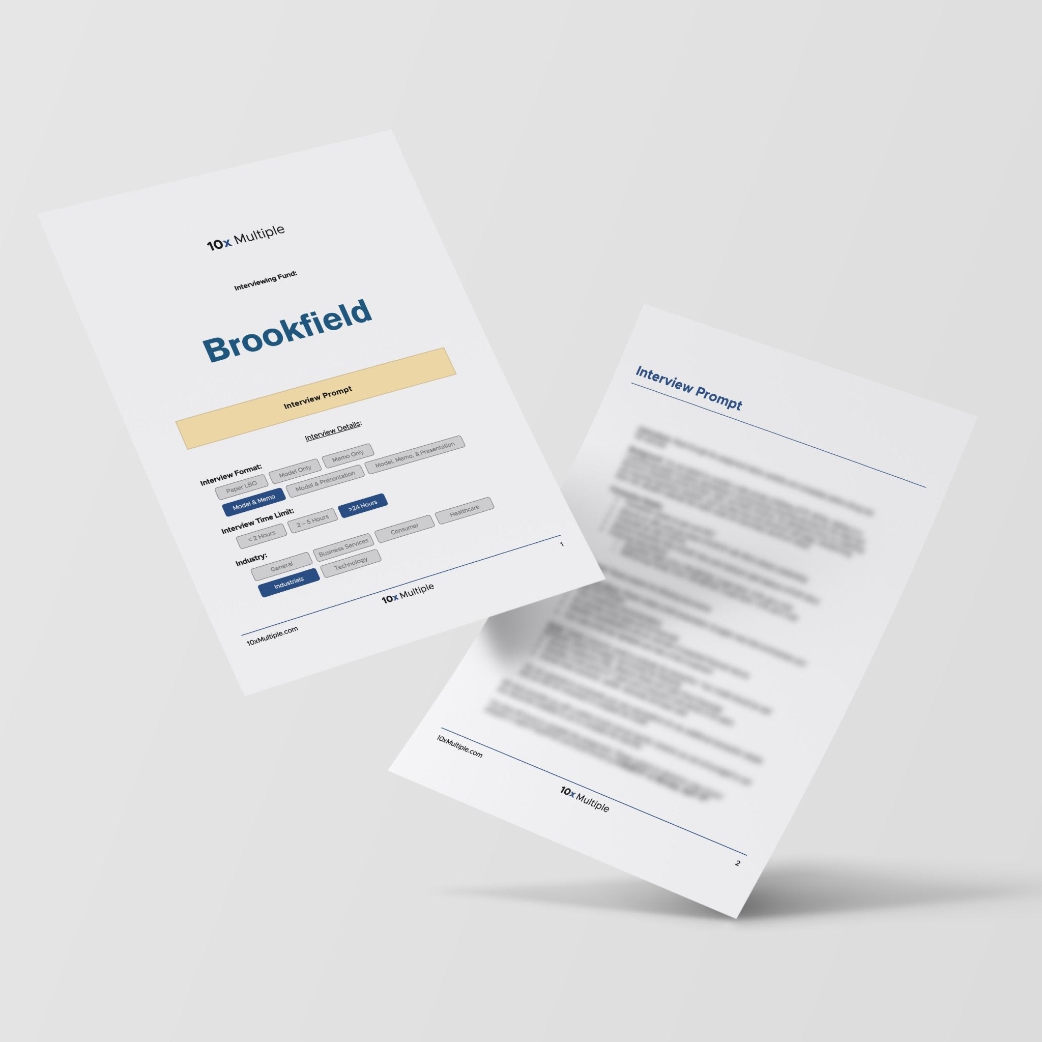 Private Equity Interview Questions PE Practice Mega Fund Brookfield Interview - 10x Multiple