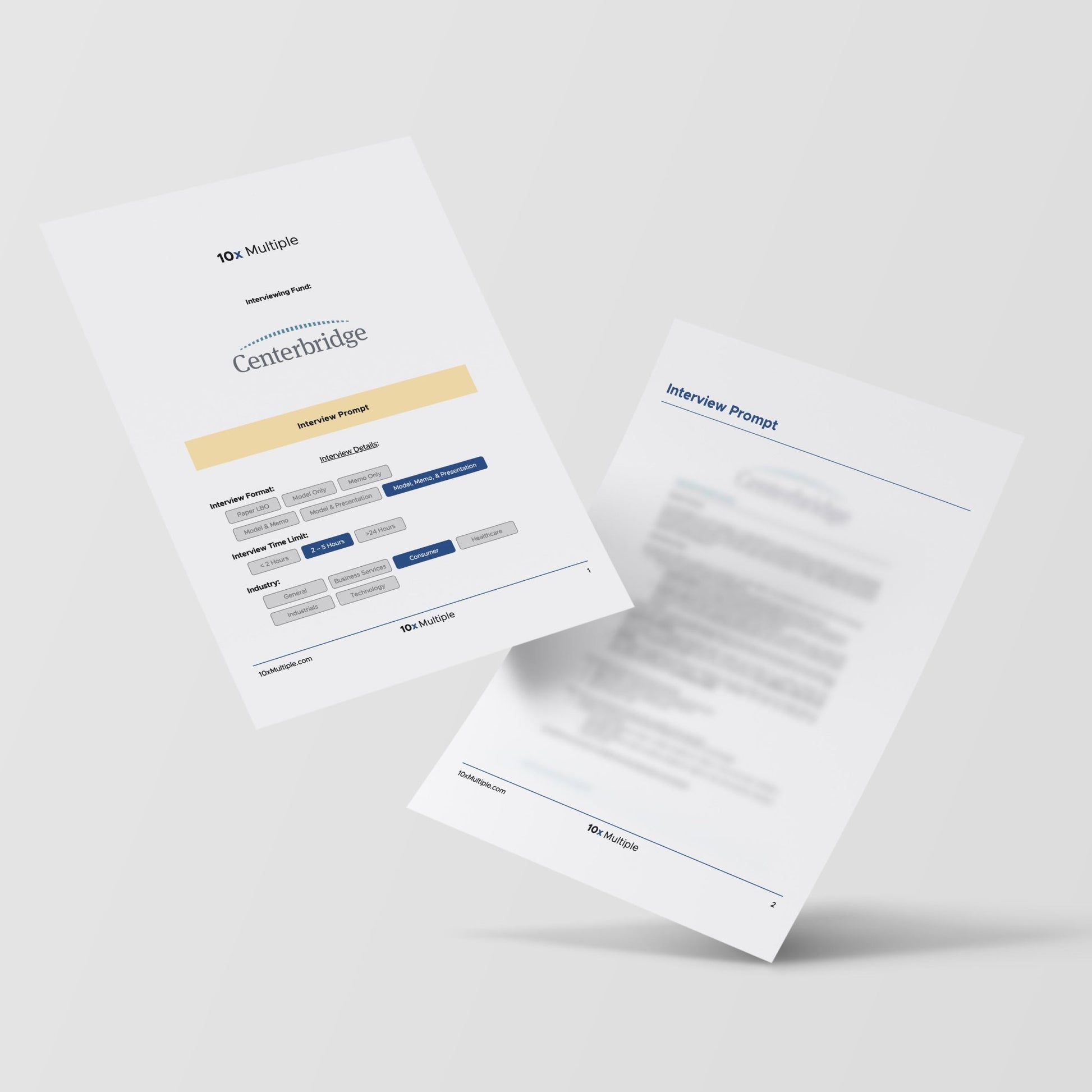 Private Equity Interview Questions PE Practice Mega Fund Centerbridge Interview - 10x Multiple