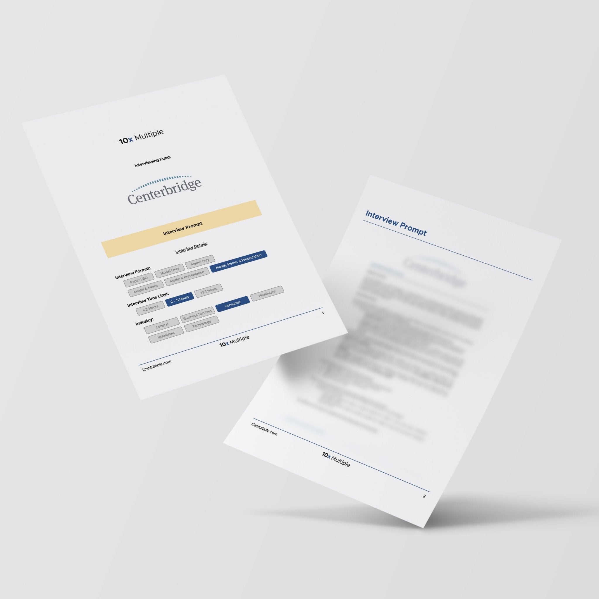 Private Equity Interview Questions PE Practice Mega Fund Centerbridge Interview - 10x Multiple