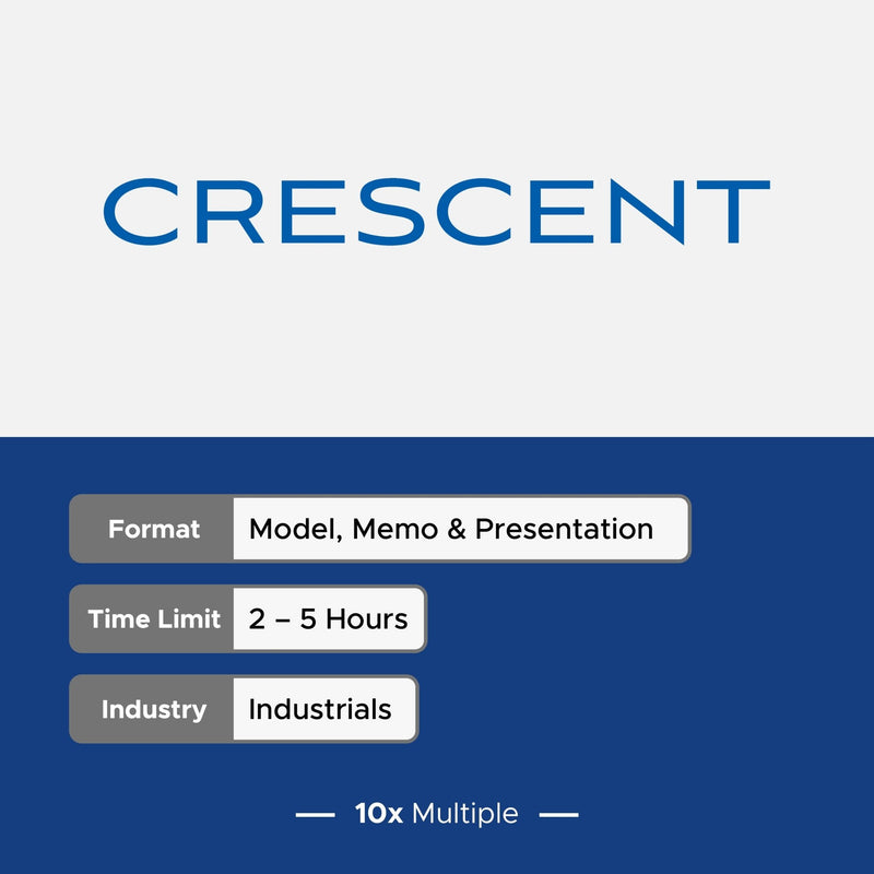 Private Equity Interview Questions PE Practice Mega Fund Crescent Capital Interview - 10x Multiple