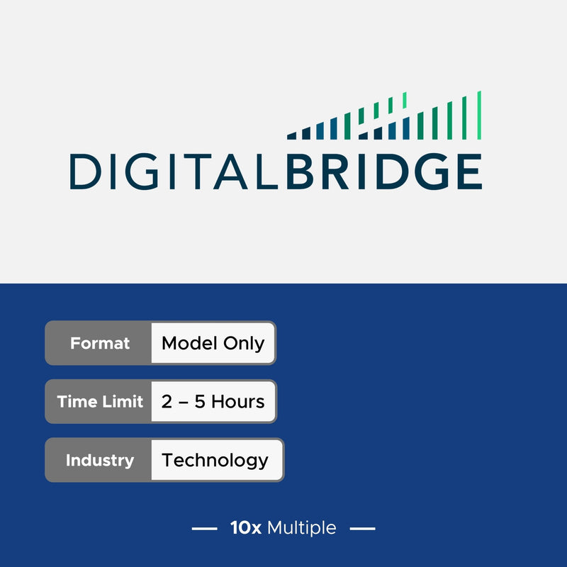 Private Equity Interview Questions PE Practice Mega Fund DigitalBridge Interview - 10x Multiple