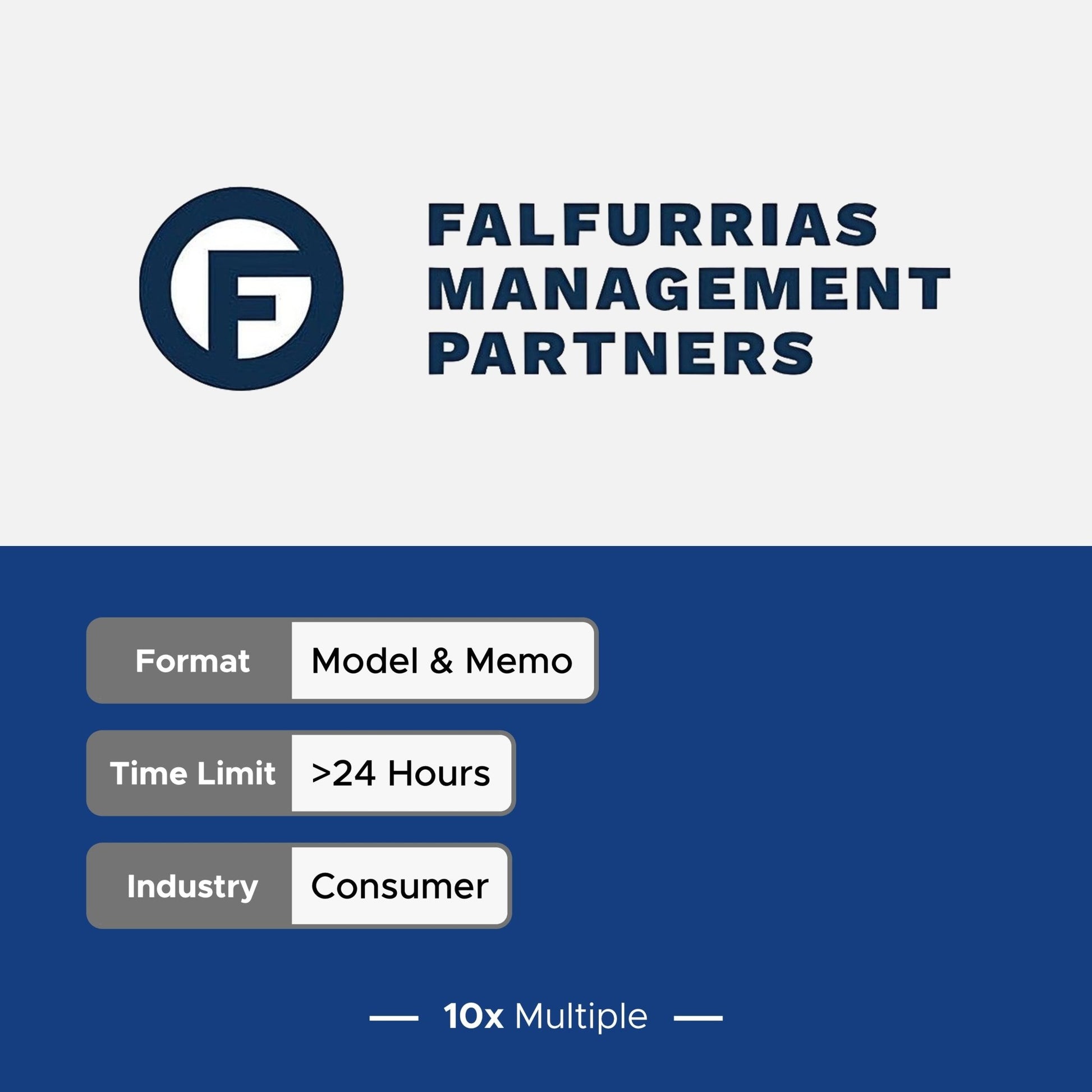 Private Equity Interview Questions PE Practice Mega Fund Falfurrias Capital Partners Interview - 10x Multiple