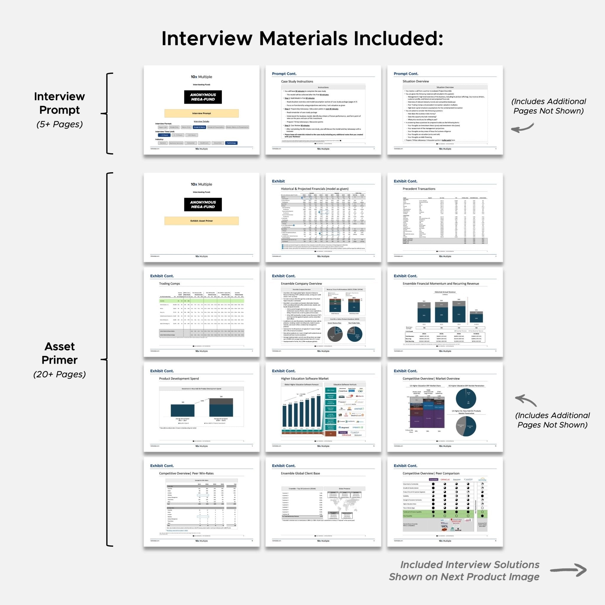 Private Equity Interview Questions PE Practice Mega Fund Free Mega - Fund Case Study Interview - 10x Multiple