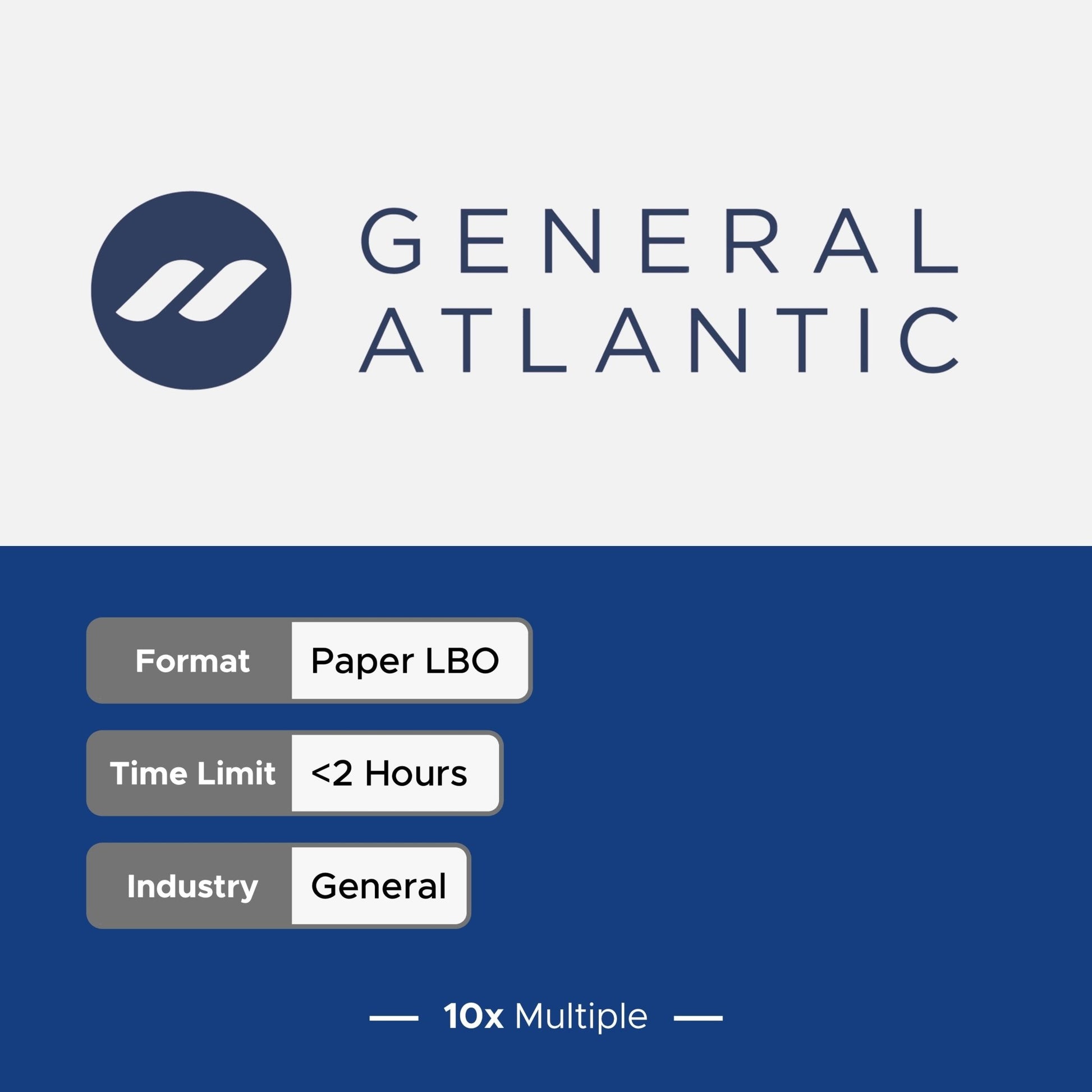 Private Equity Interview Questions PE Practice Mega Fund General Atlantic Interview - 10x Multiple