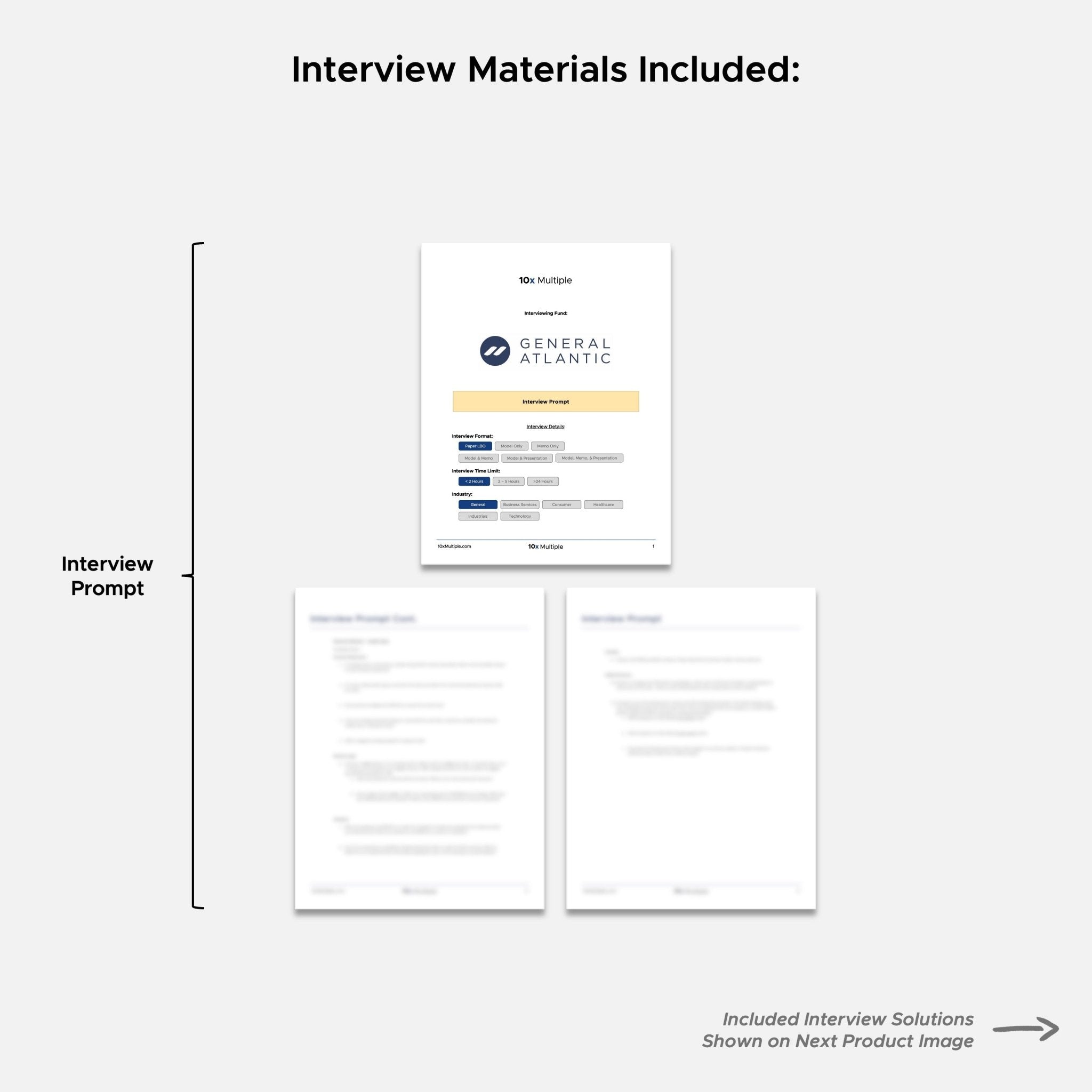 Private Equity Interview Questions PE Practice Mega Fund General Atlantic Interview - 10x Multiple