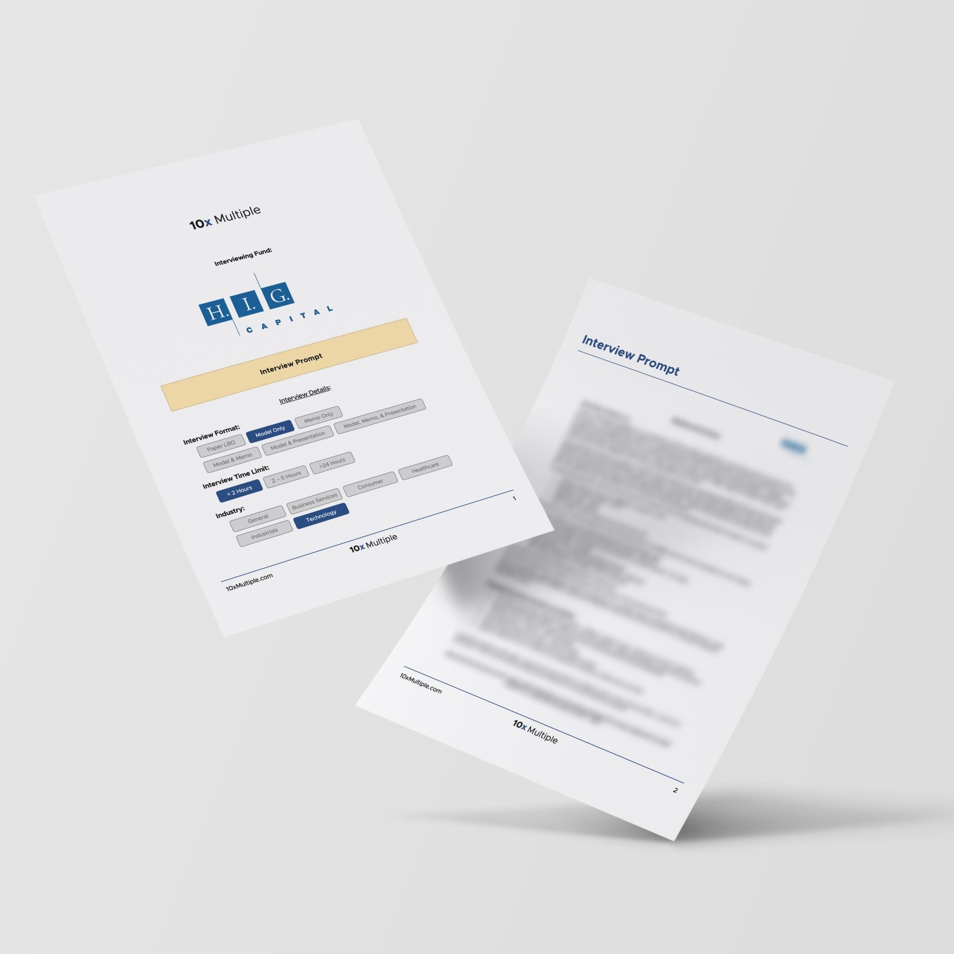 Private Equity Interview Questions PE Practice Mega Fund HIG Interview - 10x Multiple
