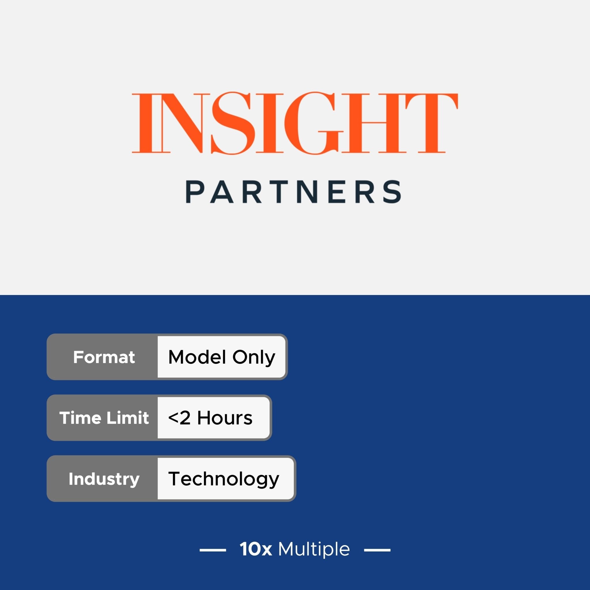 Private Equity Interview Questions PE Practice Mega Fund Insight Partners Interview - 10x Multiple