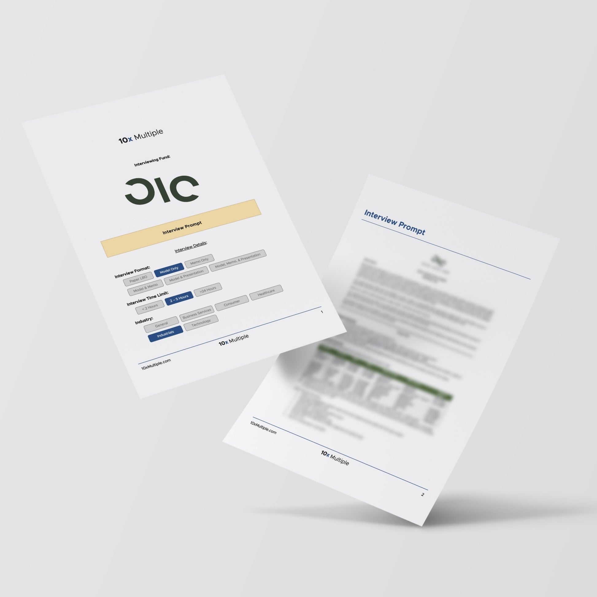 Private Equity Interview Questions PE Practice Mega Fund OIC Interview - 10x Multiple