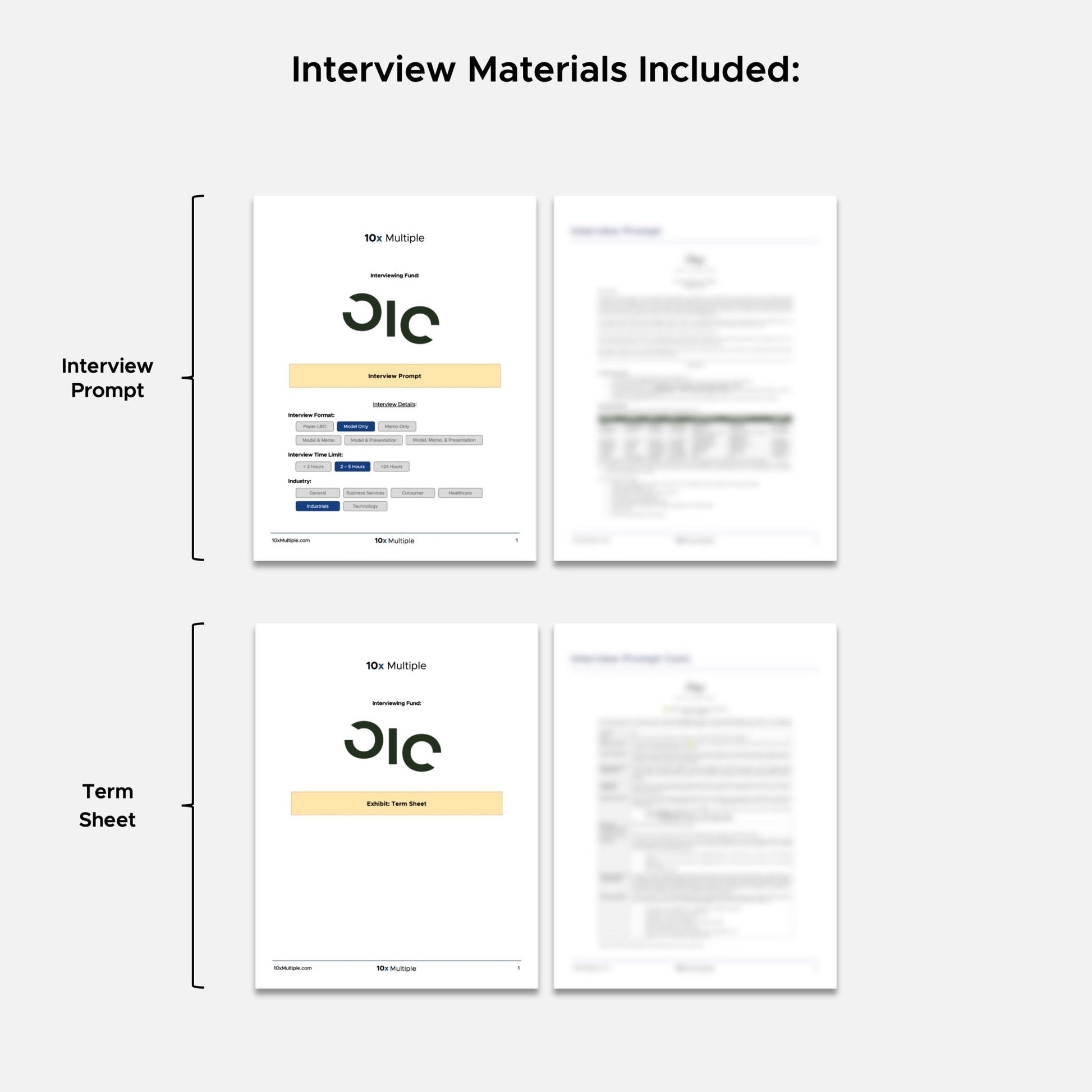 Private Equity Interview Questions PE Practice Mega Fund OIC Interview - 10x Multiple