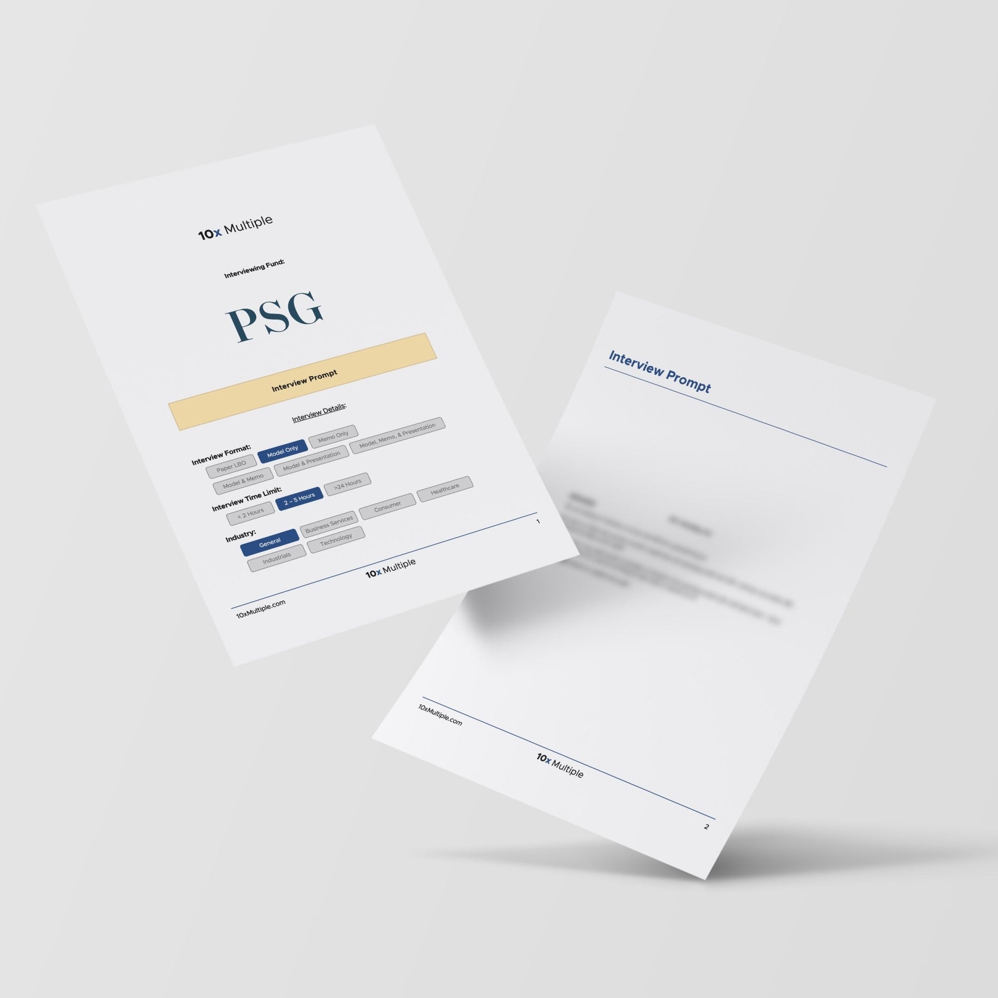 Private Equity Interview Questions PE Practice Mega Fund PSG Interview - 10x Multiple