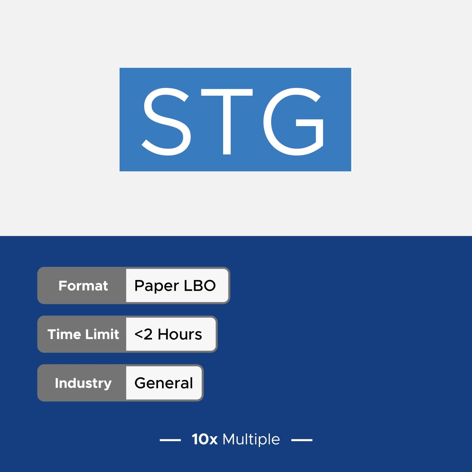 Private Equity Interview Questions PE Practice Mega Fund STG Interview - 10x Multiple