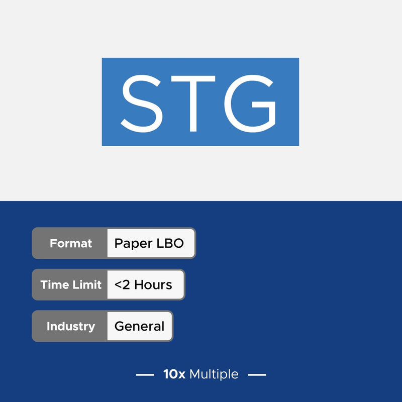 Private Equity Interview Questions PE Practice Mega Fund STG Interview - 10x Multiple