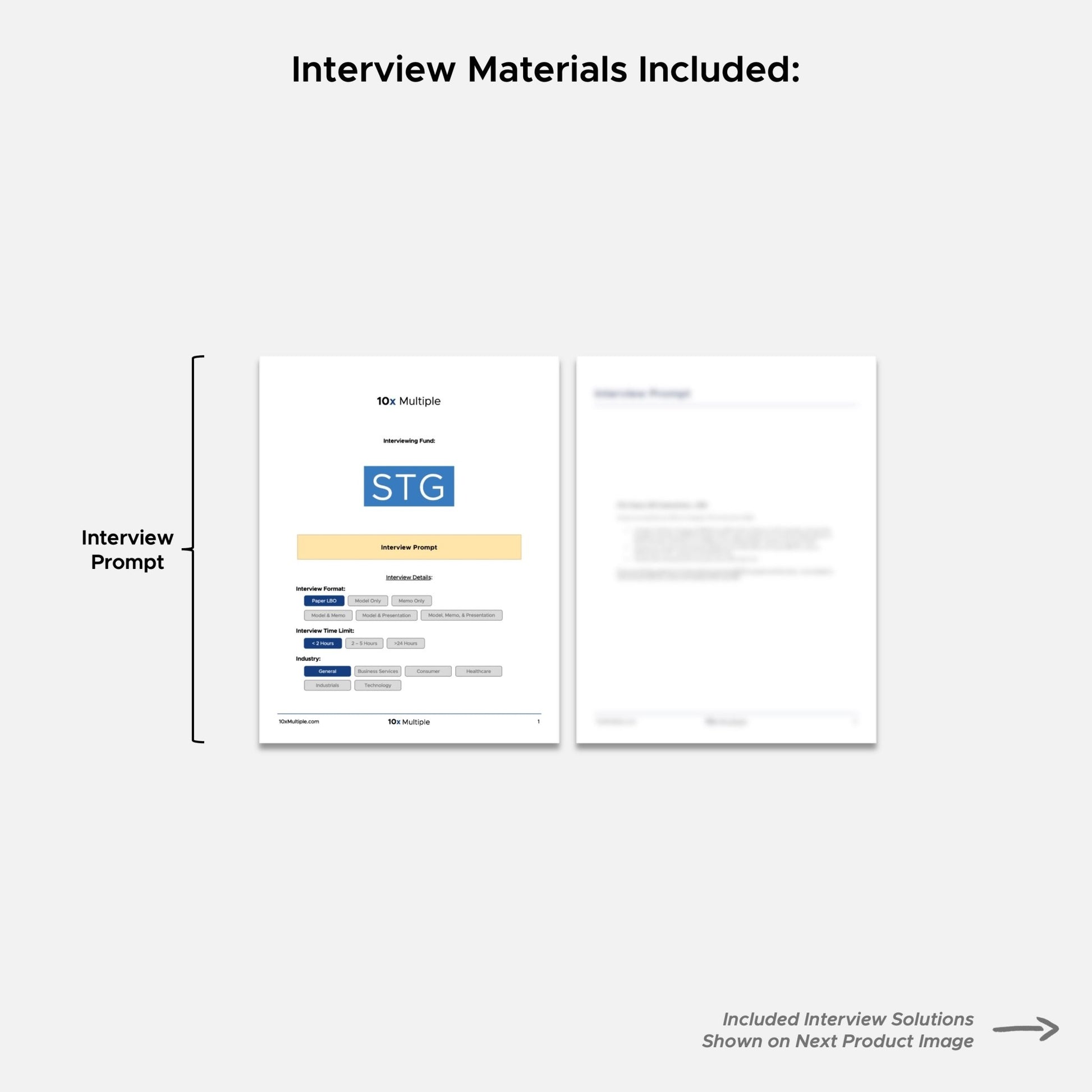Private Equity Interview Questions PE Practice Mega Fund STG Interview - 10x Multiple