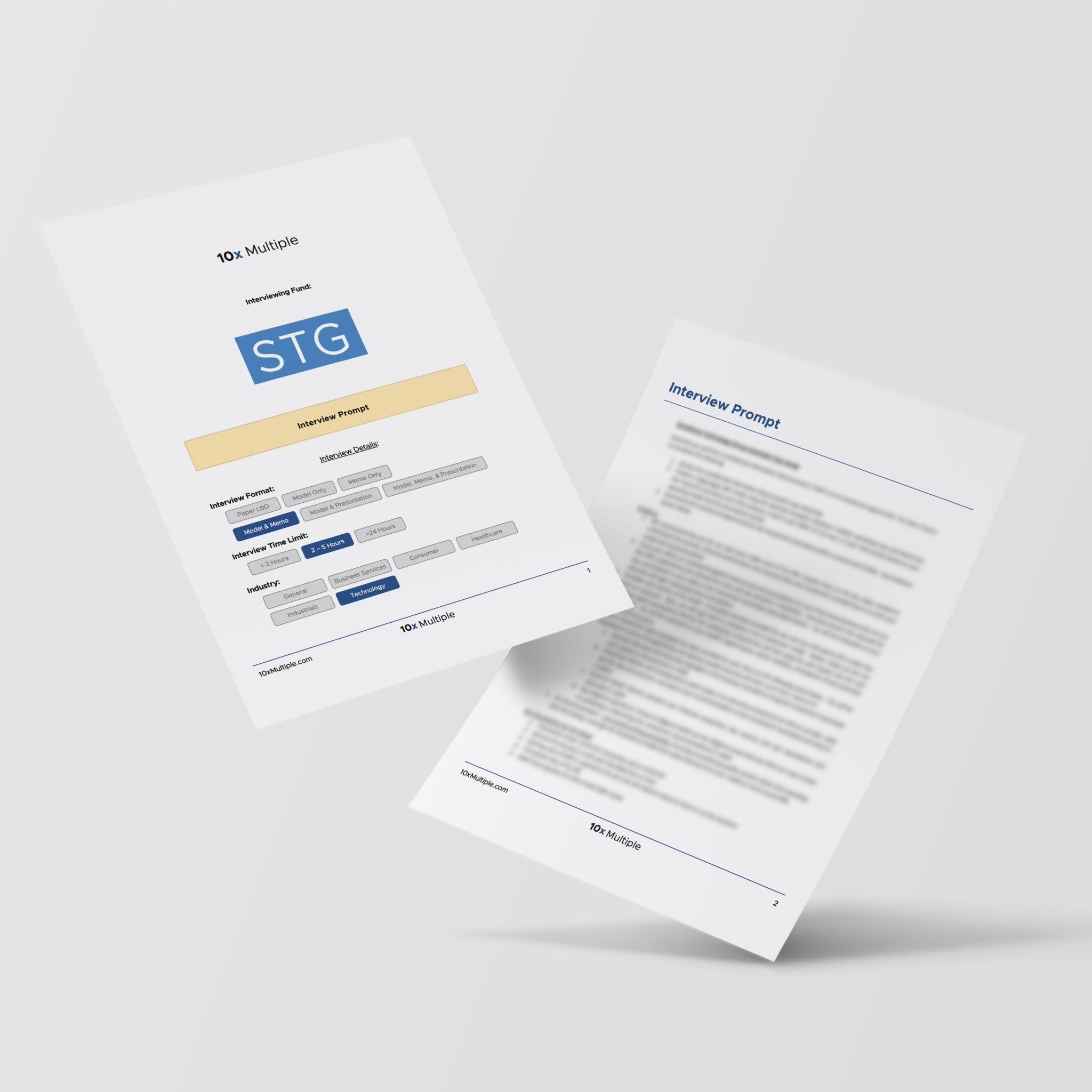 Private Equity Interview Questions PE Practice Mega Fund STG Interview - 10x Multiple