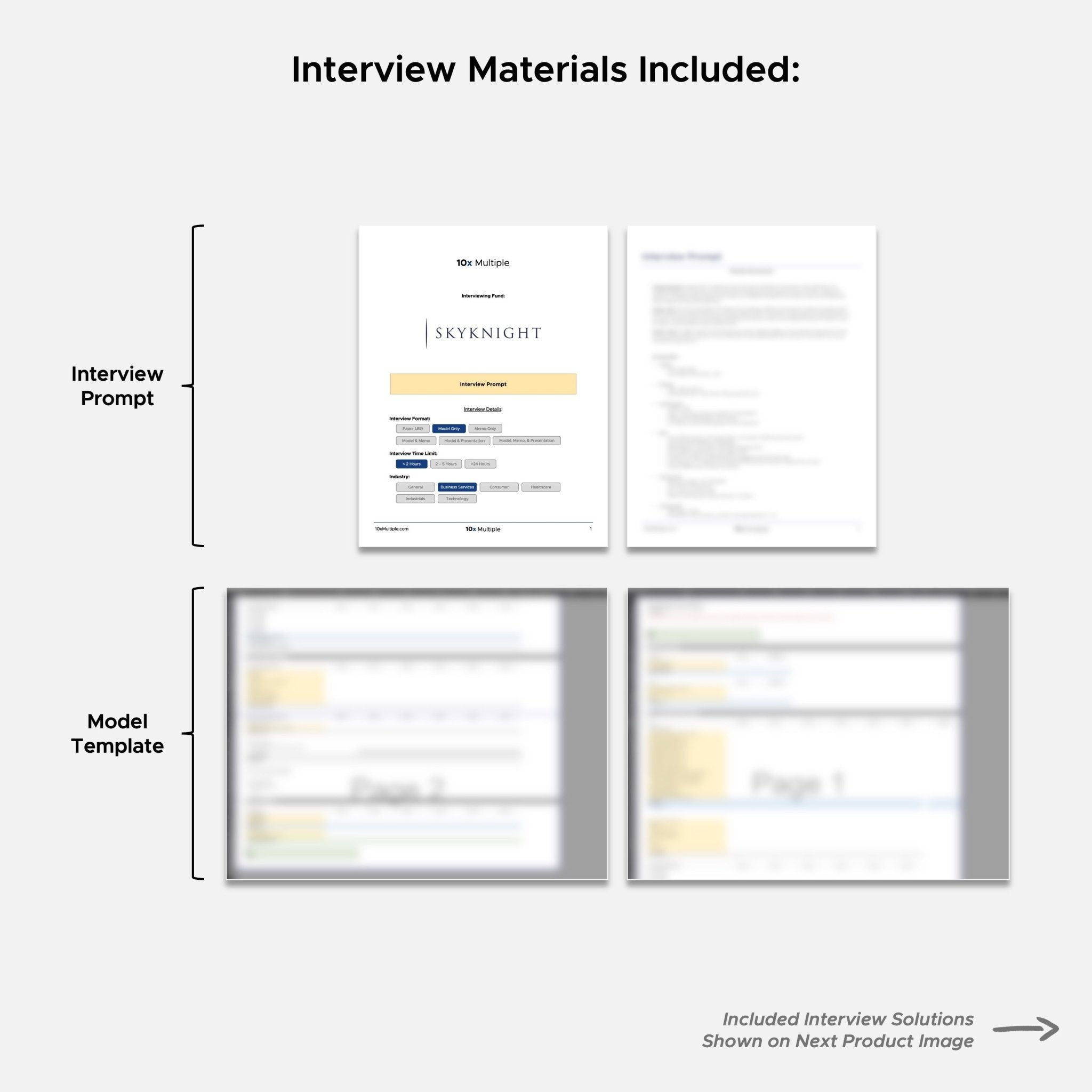Private Equity Interview Questions PE Practice Mega Fund SkyKnight Capital Interview - 10x Multiple