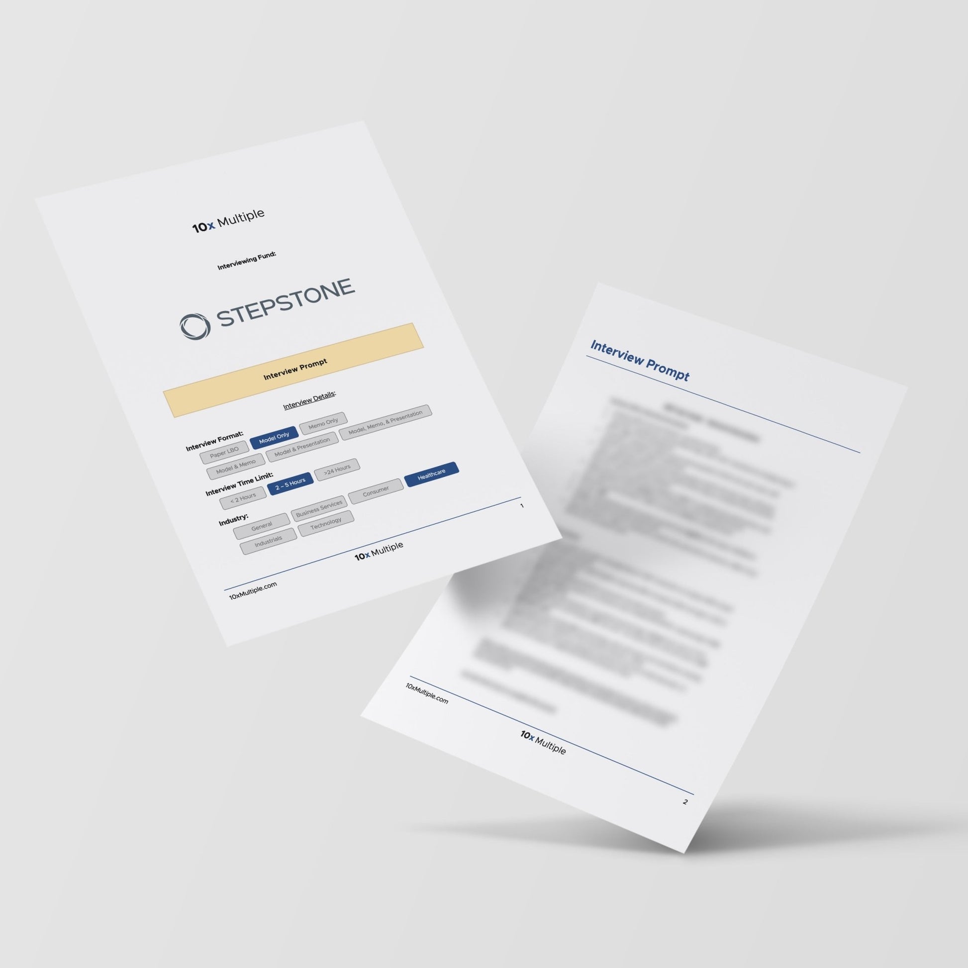 Private Equity Interview Questions PE Practice Mega Fund StepStone Group Interview - 10x Multiple