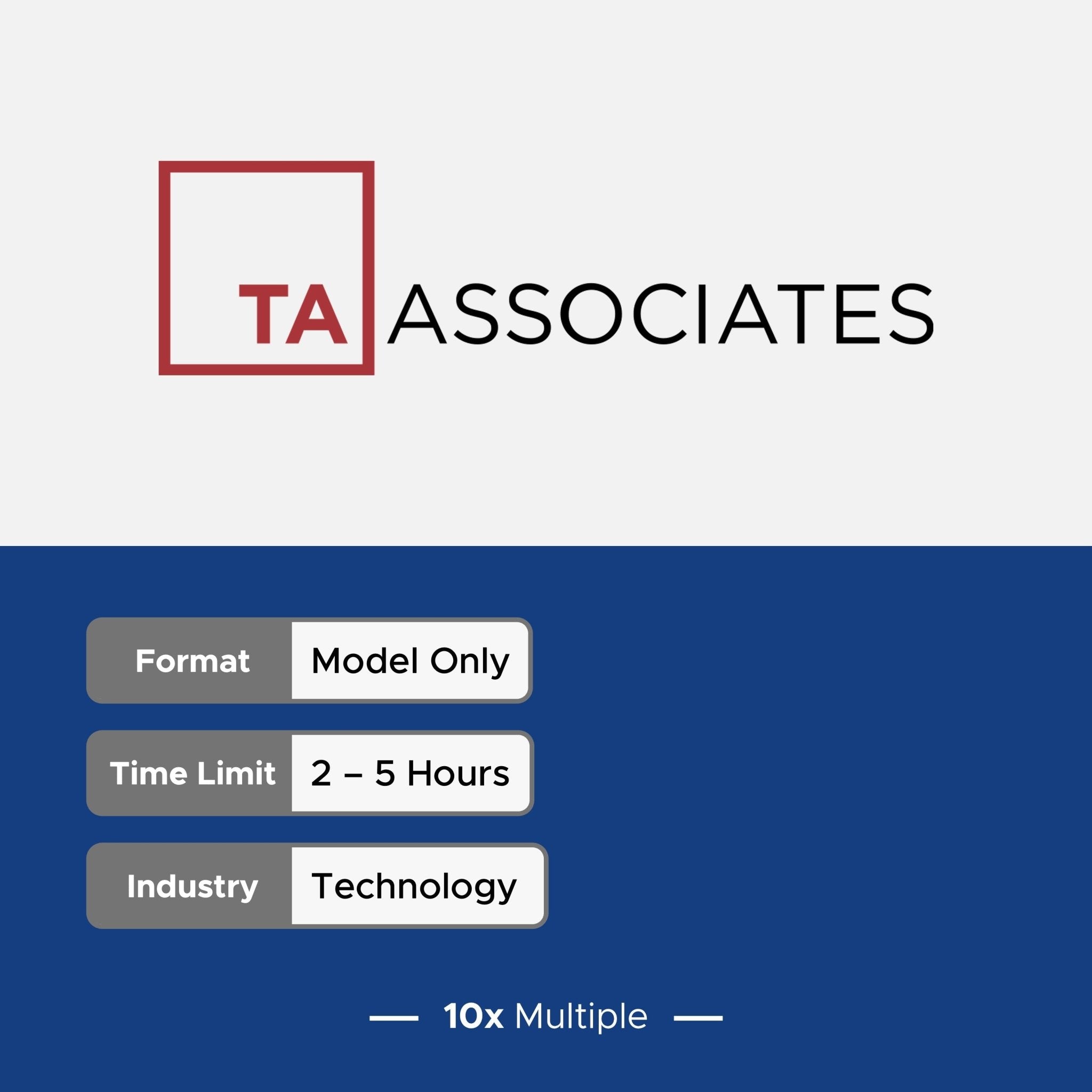 Private Equity Interview Questions PE Practice Mega Fund TA Associates Interview - 10x Multiple
