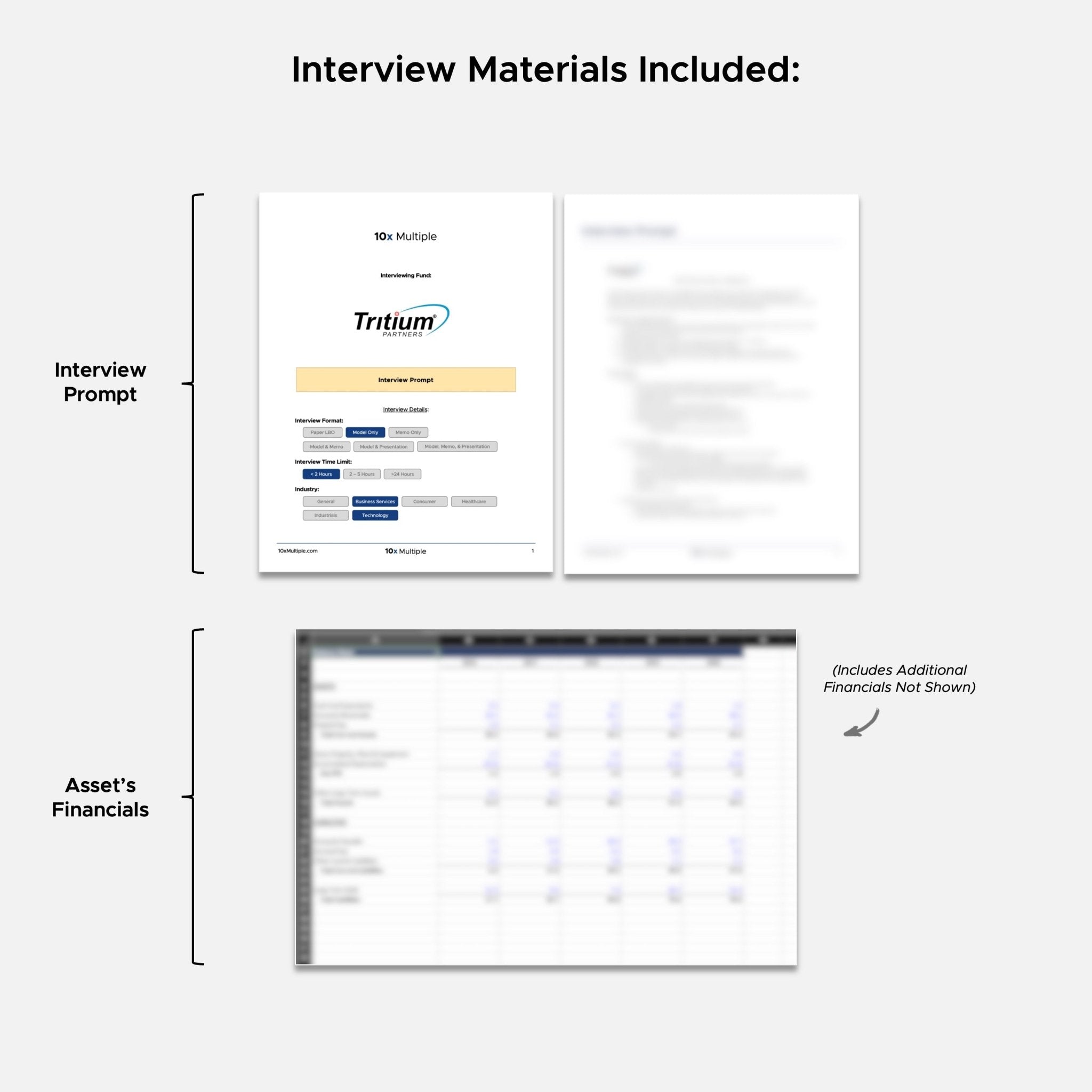 Private Equity Interview Questions PE Practice Mega Fund Tritium Partners Interview - 10x Multiple