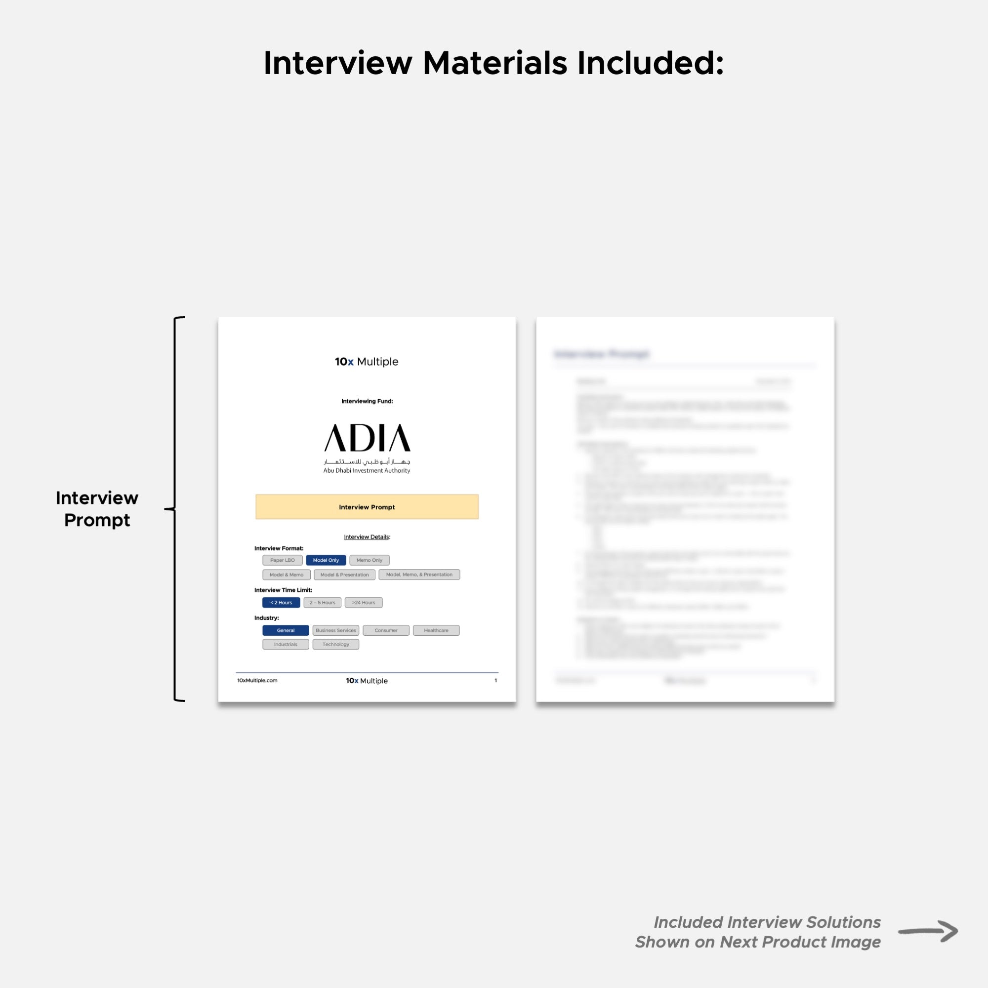 Private Equity Interview Questions PE Practice Mega Fund Abu Dhabi Investment Authority (ADIA) Interview - 10x Multiple