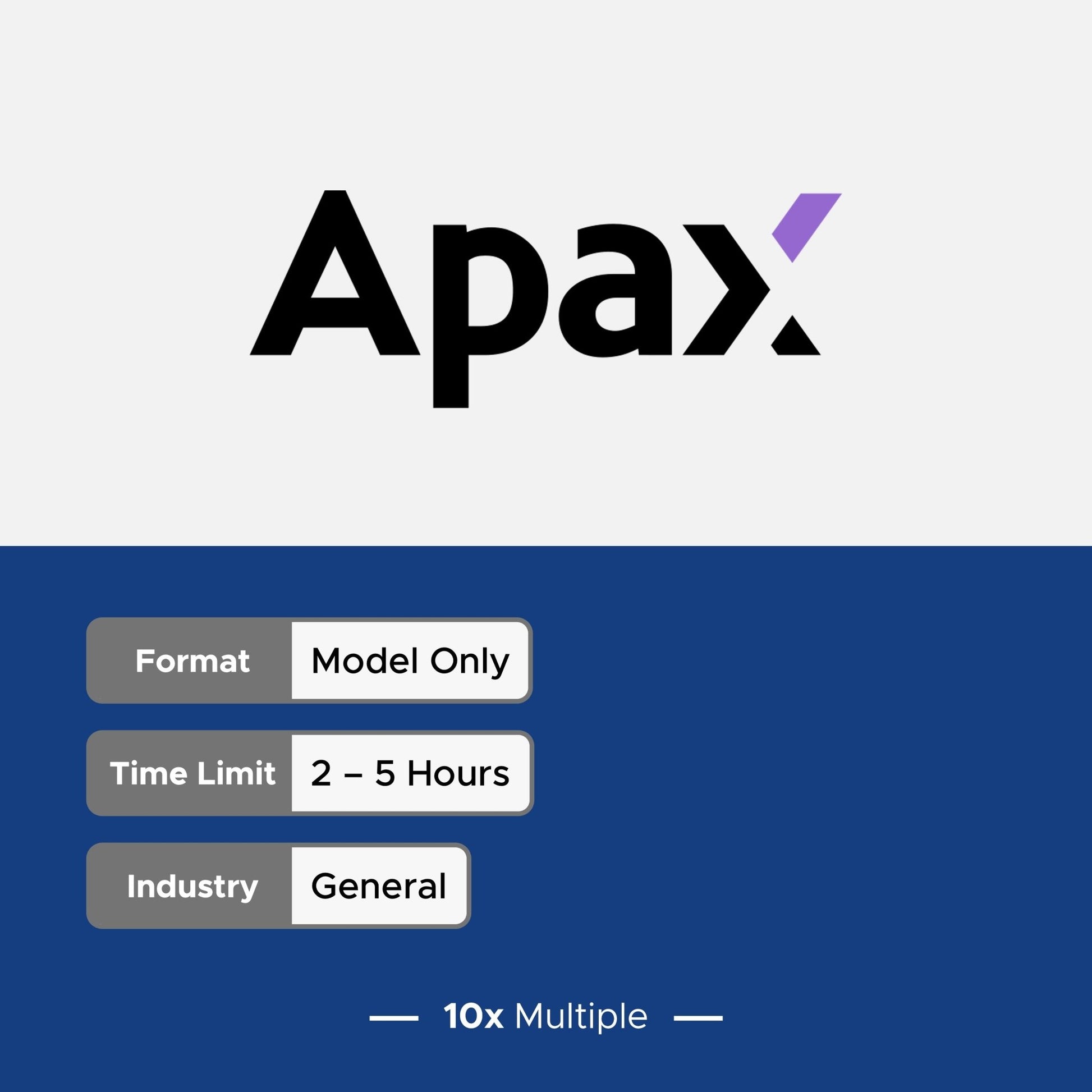 Private Equity Interview Questions PE Practice Mega Fund Apax Interview - 10x Multiple