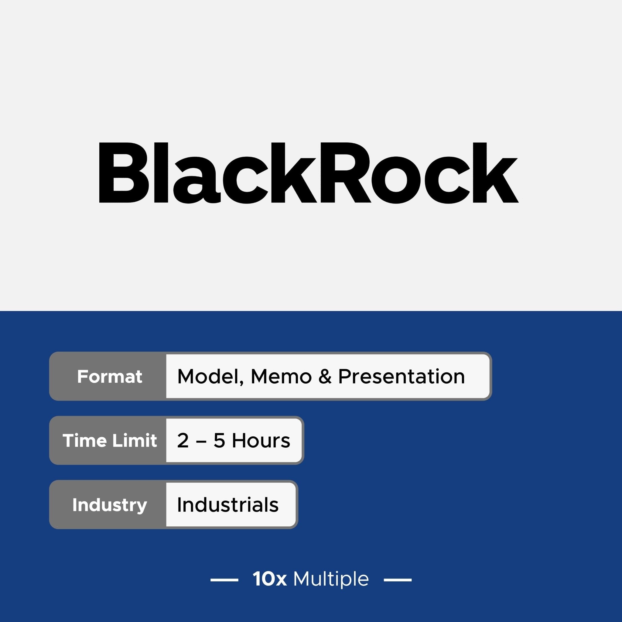 Private Equity Interview Questions PE Practice Mega Fund BlackRock Interview - 10x Multiple