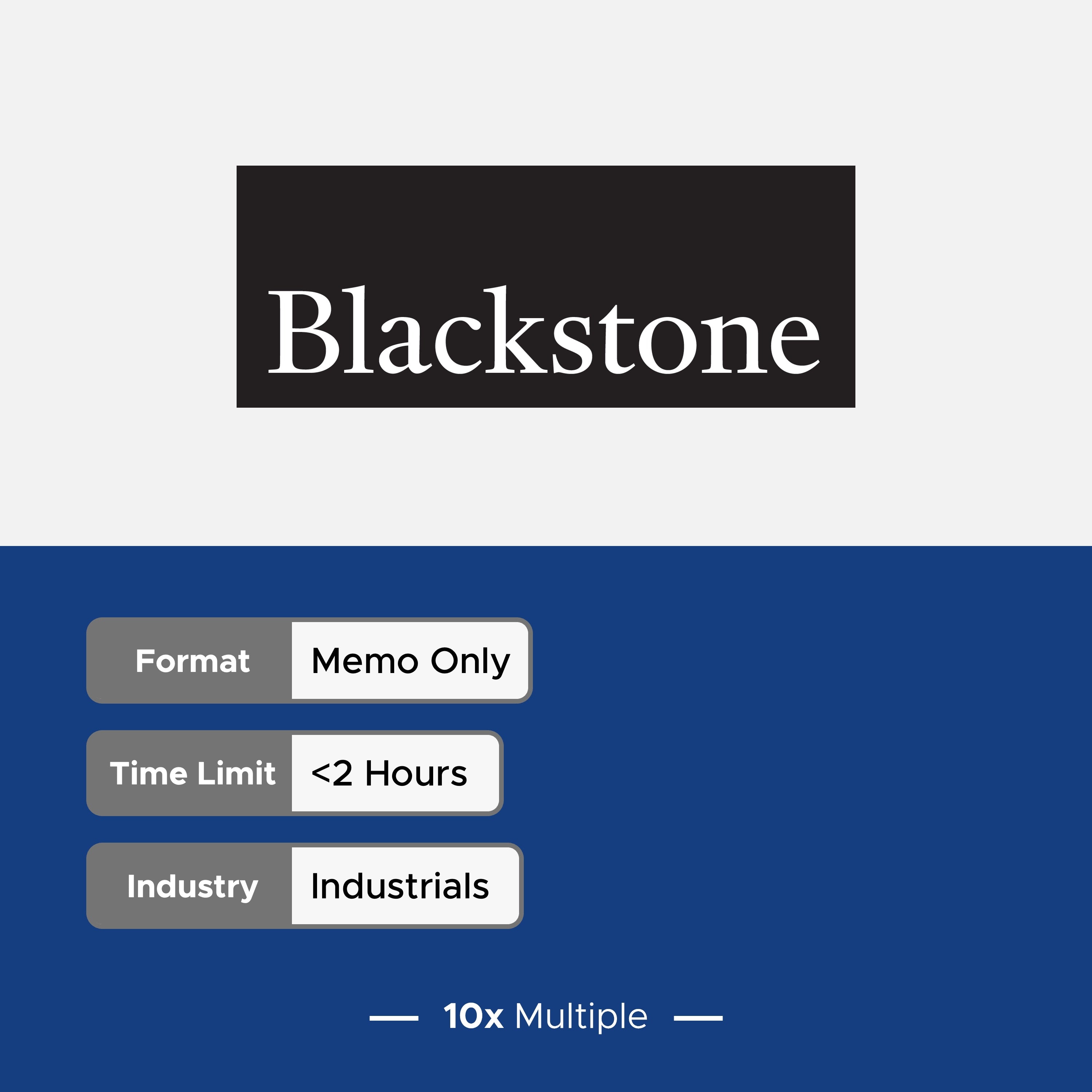 Blackstone Interview