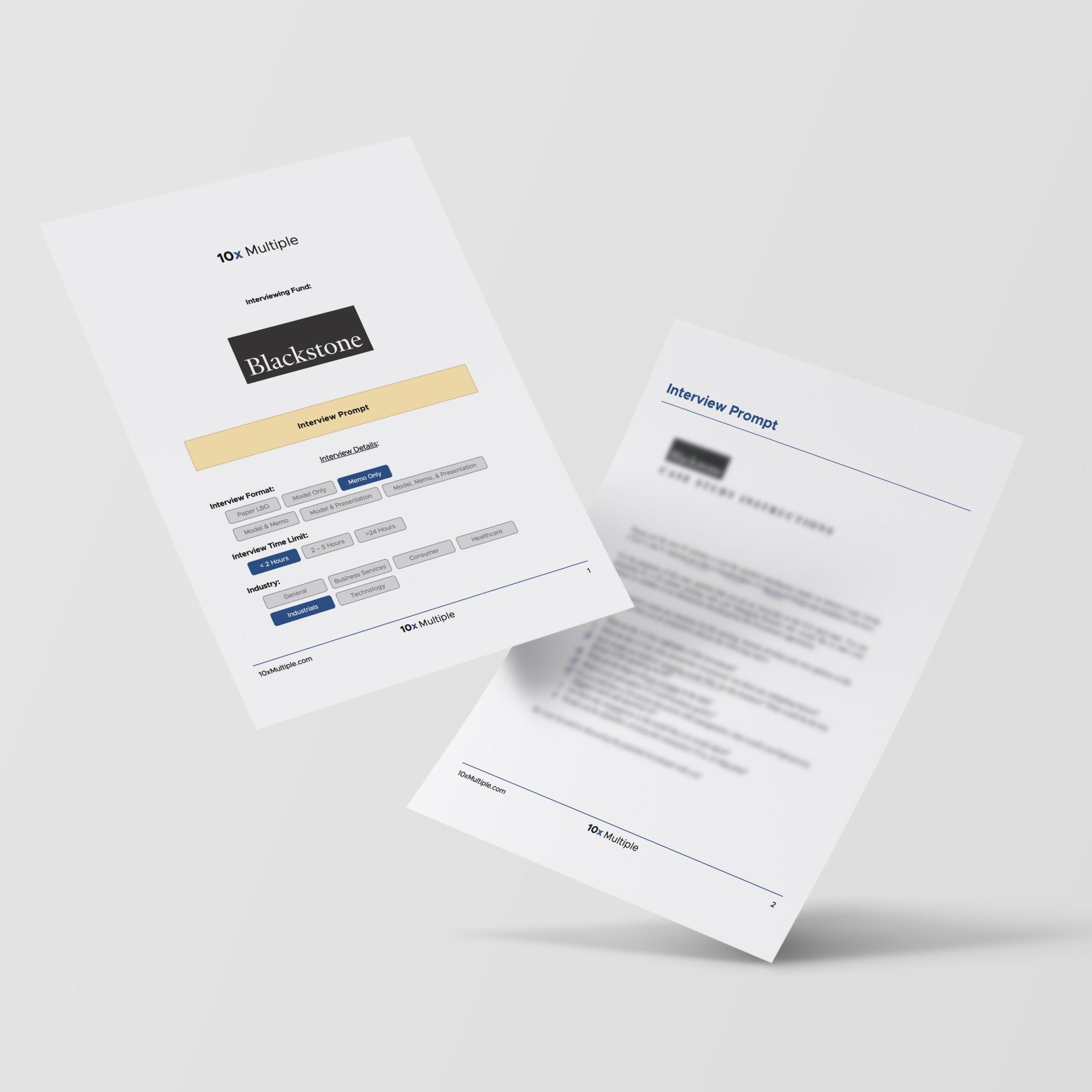 Private Equity Interview Questions PE Practice Mega Fund Blackstone Interview - 10x Multiple