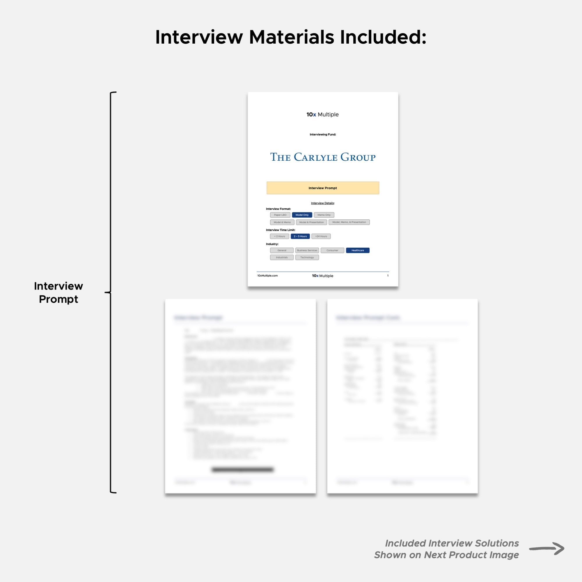 Private Equity Interview Questions PE Practice Mega Fund Carlyle Interview - 10x Multiple