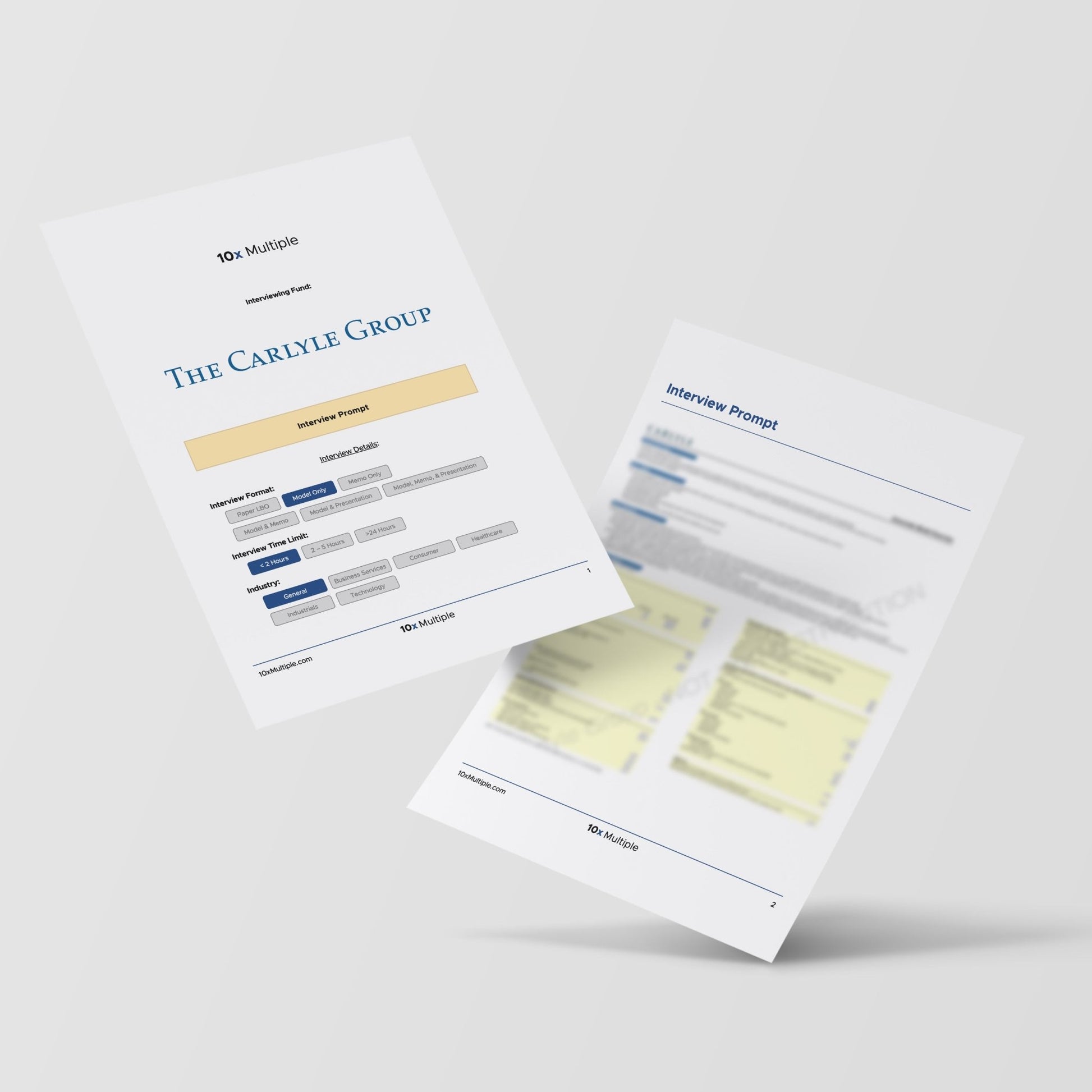 Private Equity Interview Questions PE Practice Mega Fund Carlyle Interview - 10x Multiple