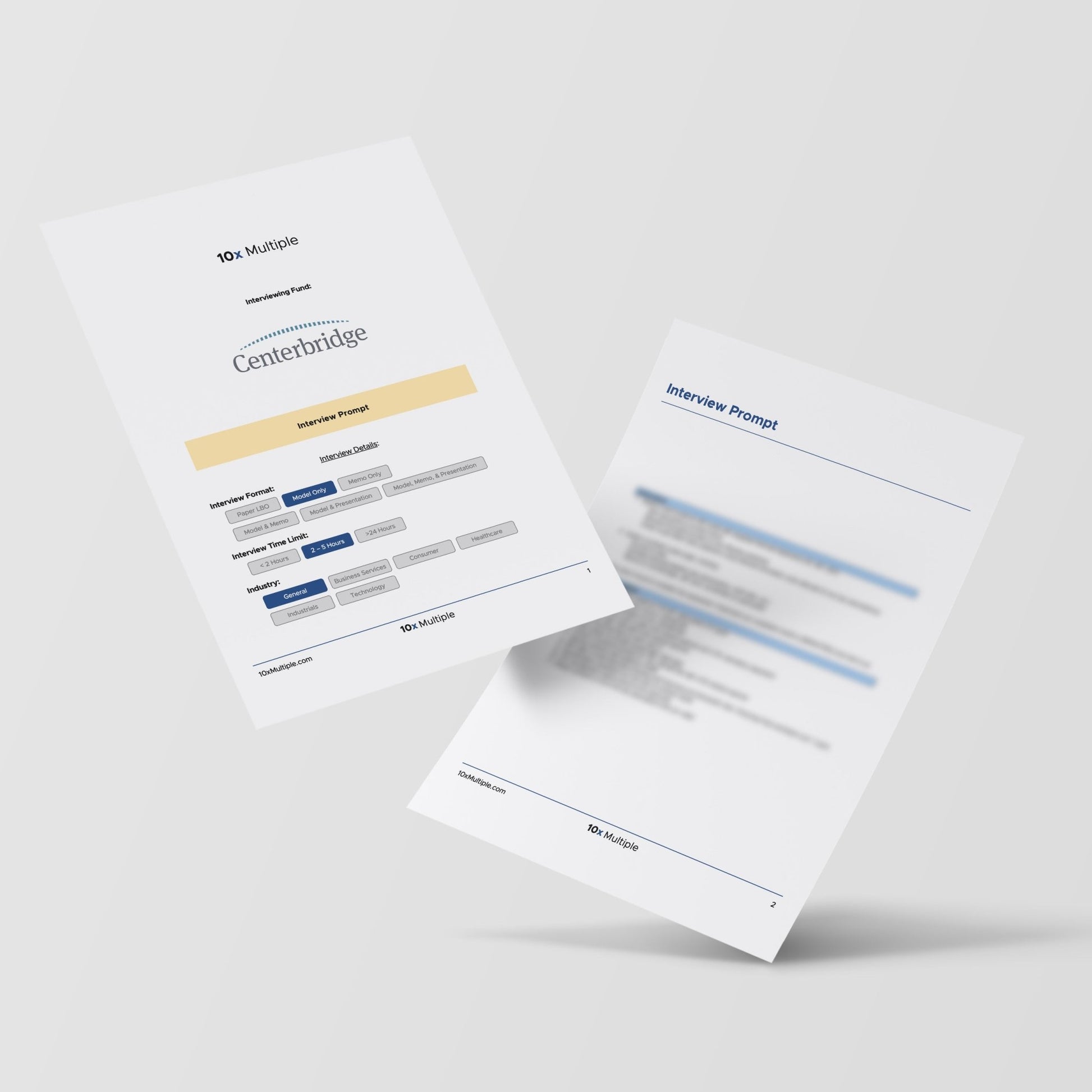 Private Equity Interview Questions PE Practice Mega Fund Centerbridge Interview - 10x Multiple