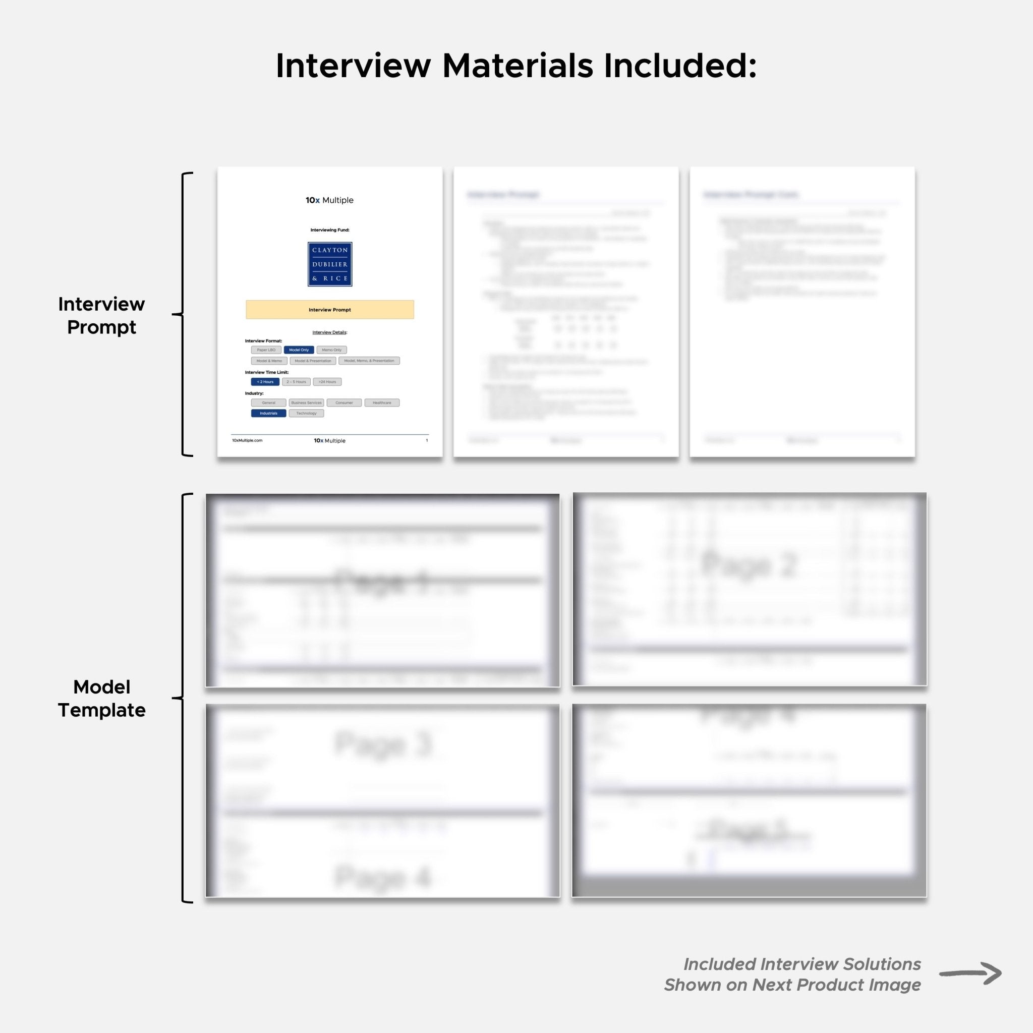 Private Equity Interview Questions PE Practice Mega Fund Clayton Dubilier & Rice (CD&R) Interview - 10x Multiple