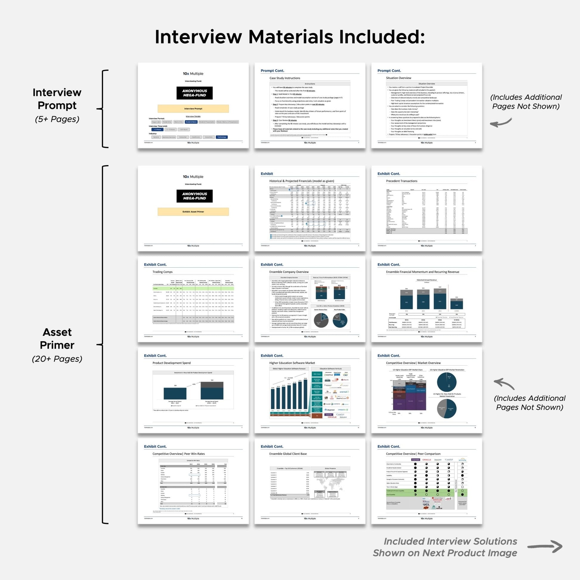 Private Equity Interview Questions PE Practice Mega Fund Free Mega - Fund Case Study Interview - 10x Multiple
