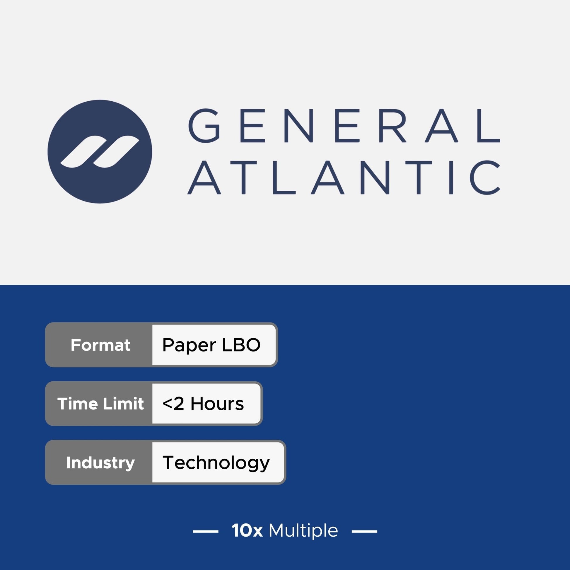 Private Equity Interview Questions PE Practice Mega Fund General Atlantic Interview - 10x Multiple