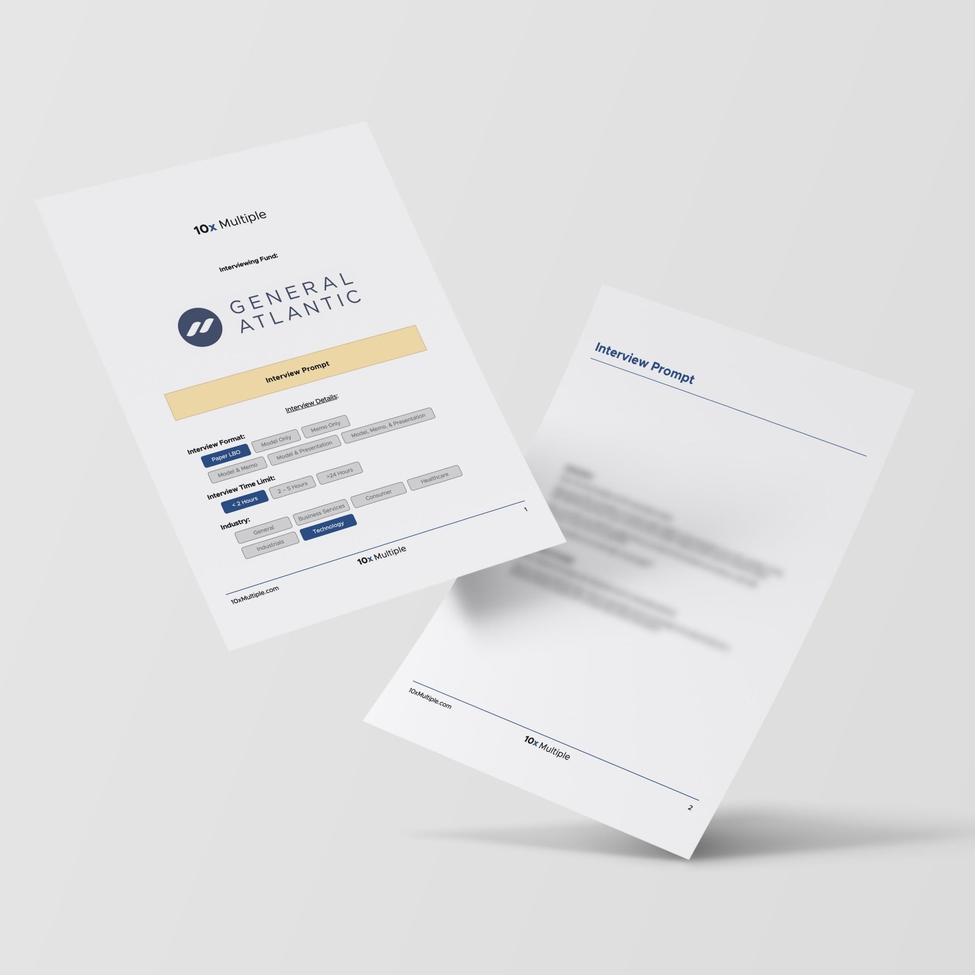Private Equity Interview Questions PE Practice Mega Fund General Atlantic Interview - 10x Multiple