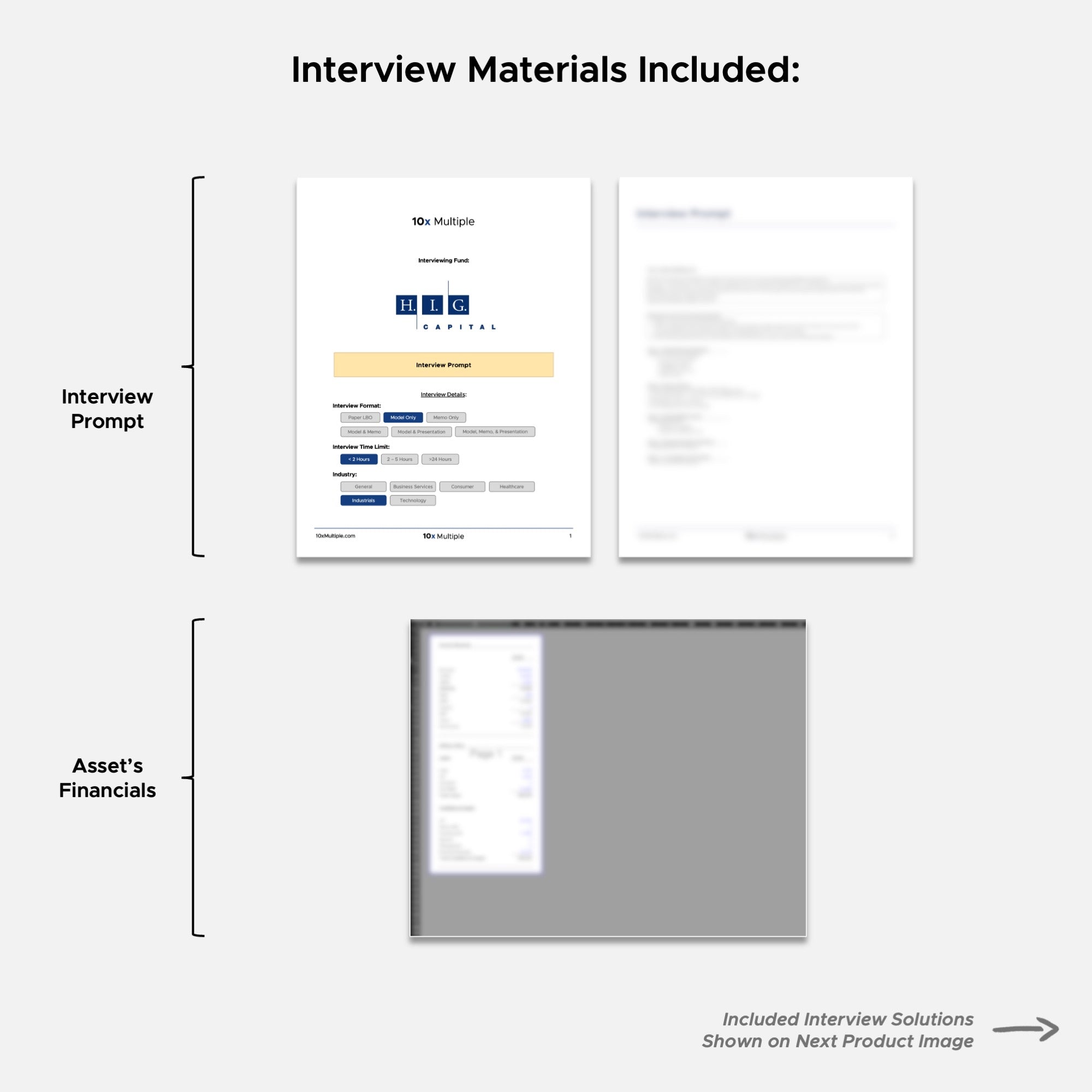 Private Equity Interview Questions PE Practice Mega Fund HIG Interview - 10x Multiple