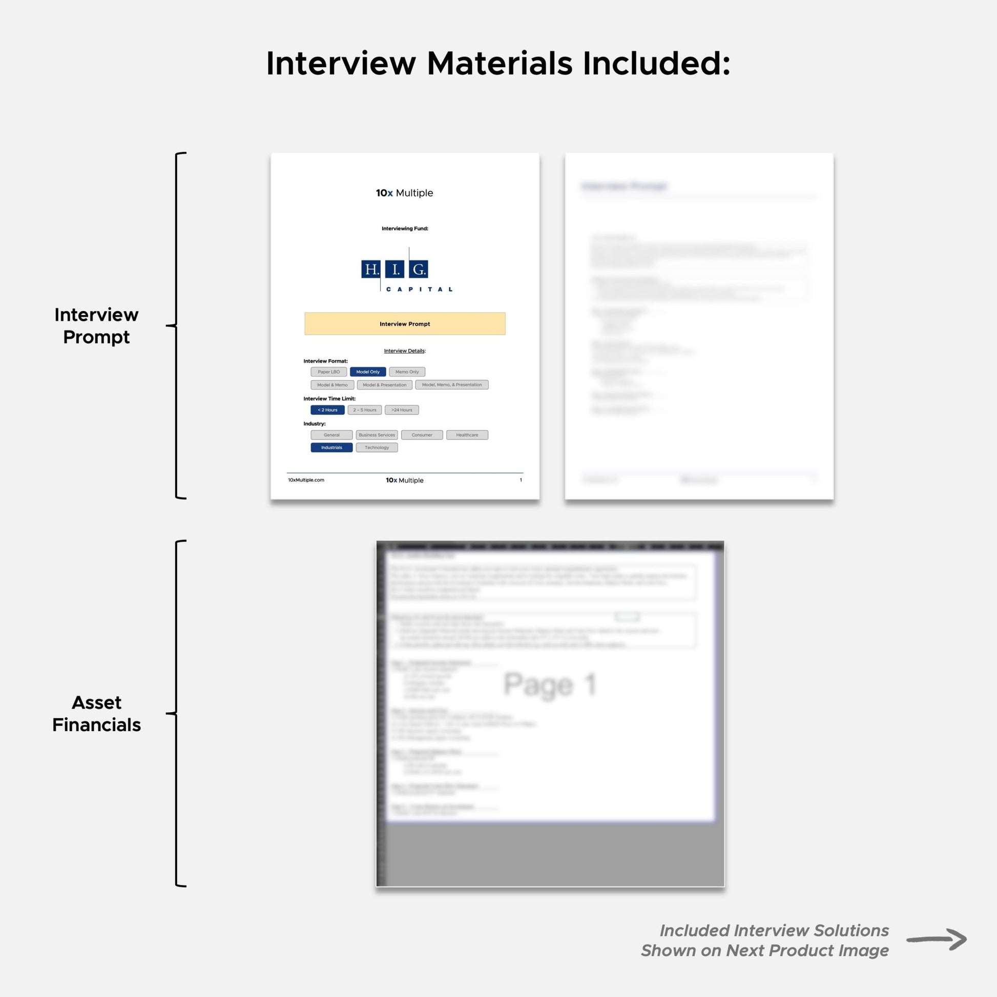 Private Equity Interview Questions PE Practice Mega Fund HIG Interview - 10x Multiple