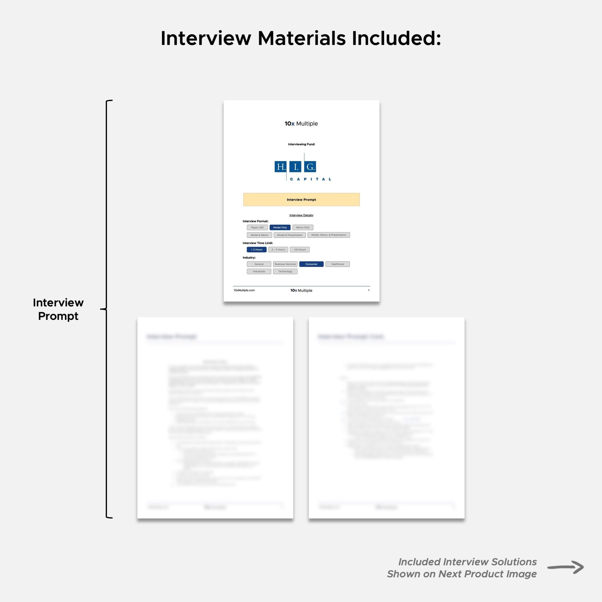 Private Equity Interview Questions PE Practice Mega Fund HIG Interview - 10x Multiple