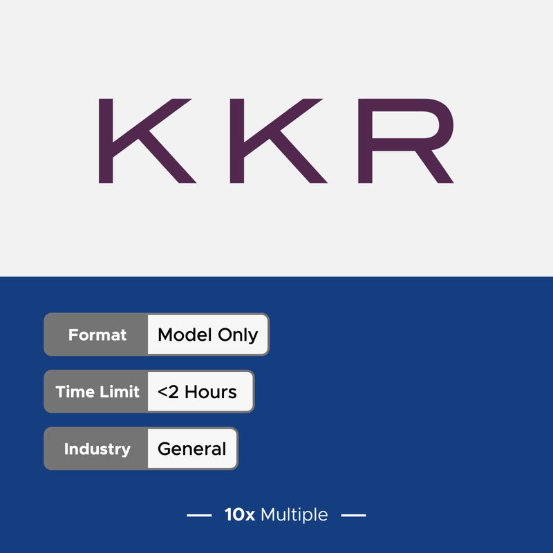 Private Equity Interview Questions PE Practice Mega Fund KKR Interview - 10x Multiple