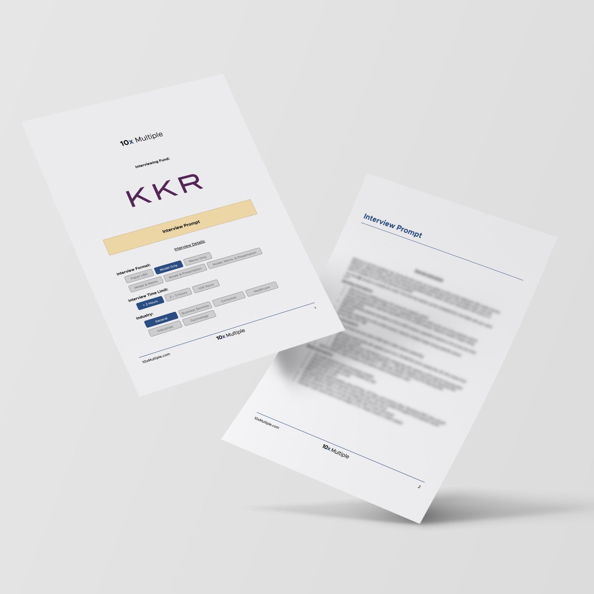 Private Equity Interview Questions PE Practice Mega Fund KKR Interview - 10x Multiple