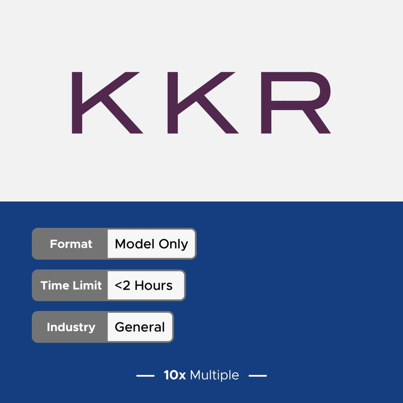 Private Equity Interview Questions PE Practice Mega Fund KKR Interview - 10x Multiple