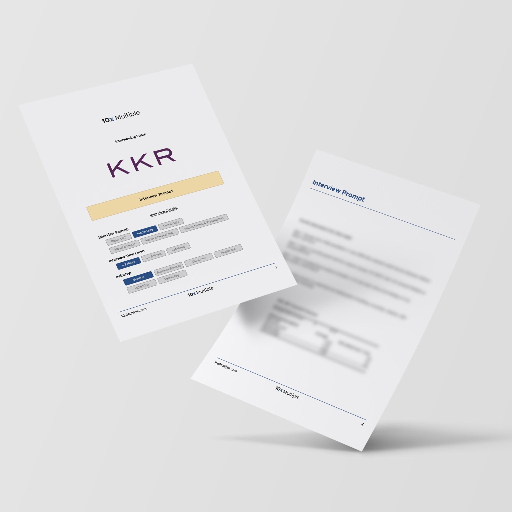 Private Equity Interview Questions PE Practice Mega Fund KKR Interview - 10x Multiple