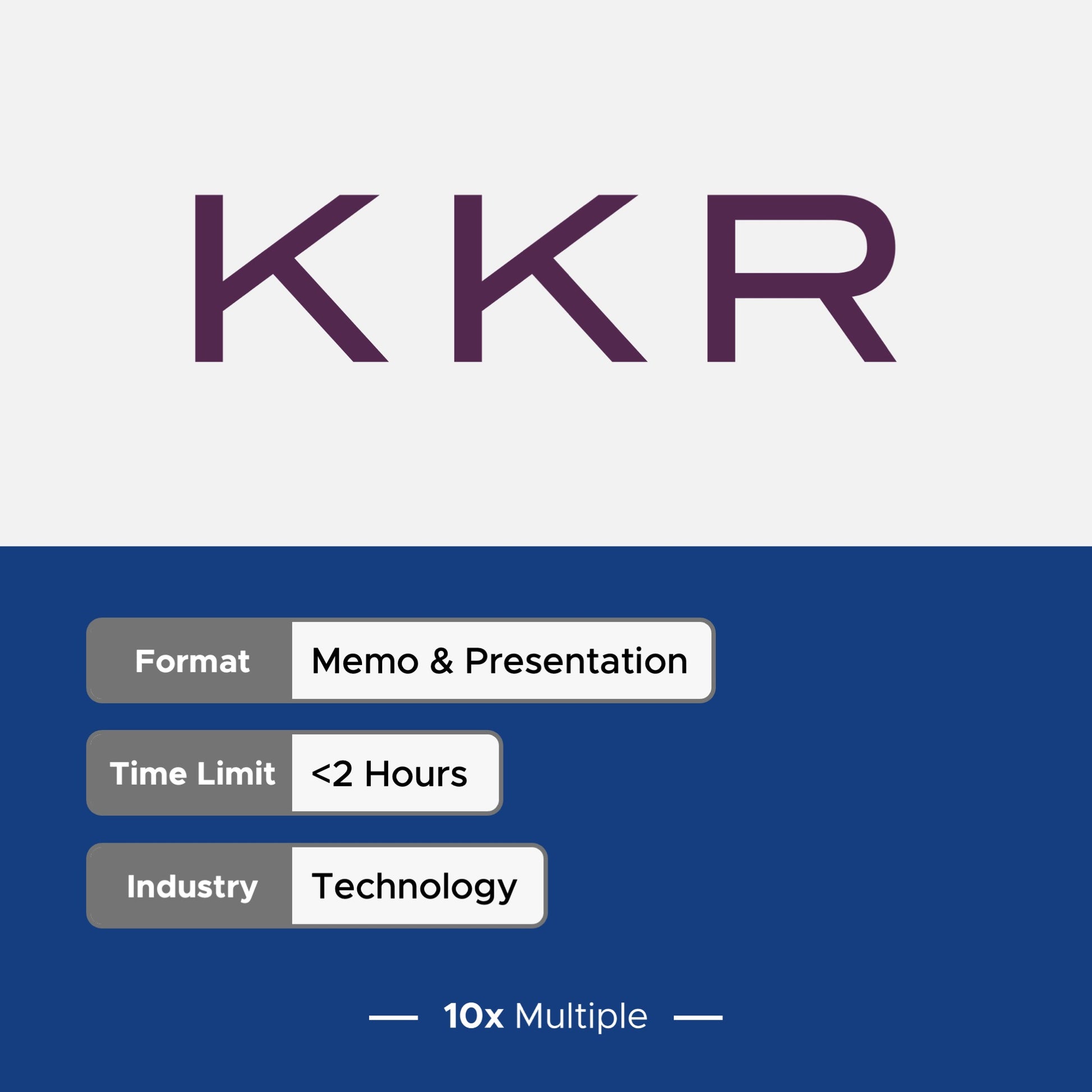 Private Equity Interview Questions PE Practice Mega Fund KKR Interview - 10x Multiple