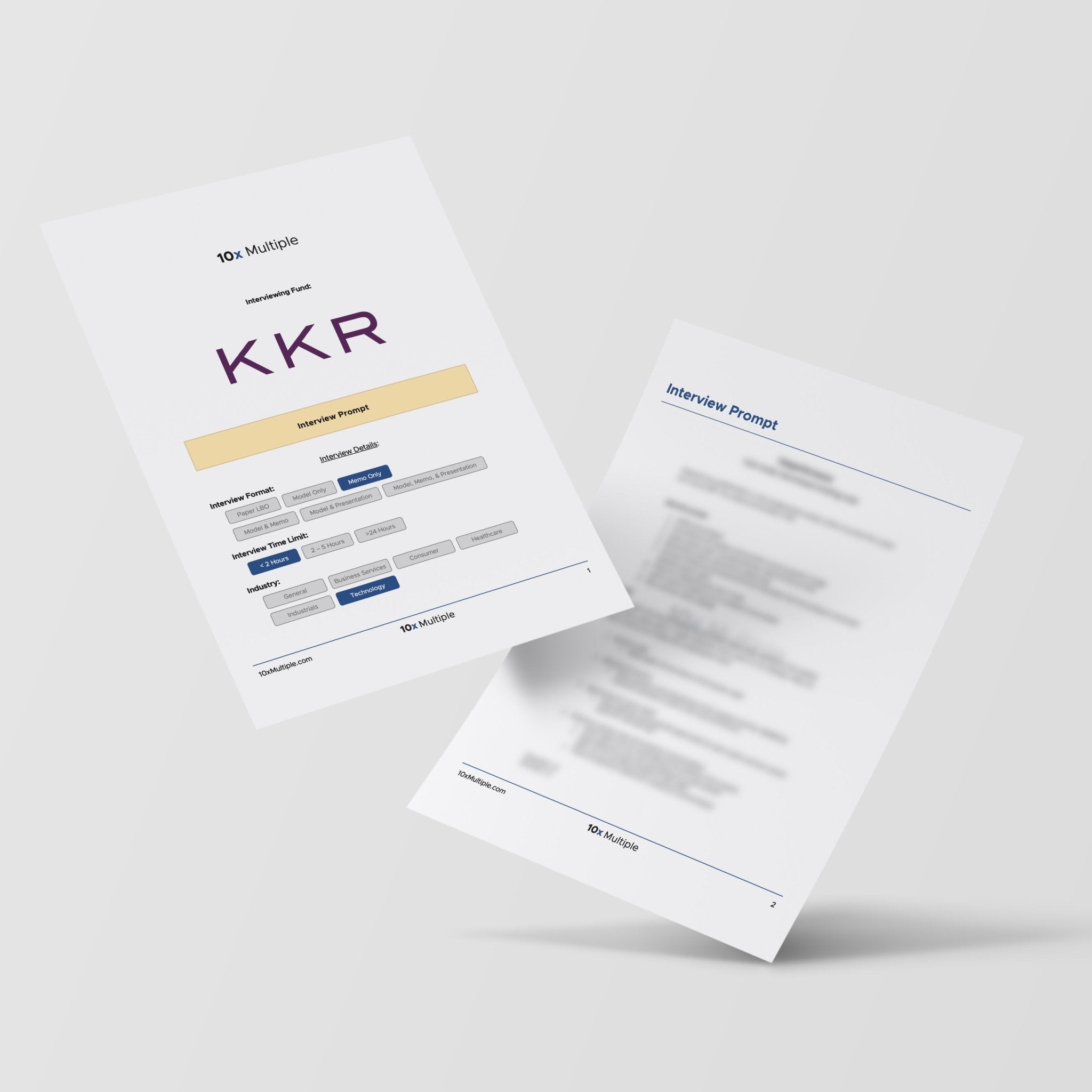 Private Equity Interview Questions PE Practice Mega Fund KKR Interview - 10x Multiple