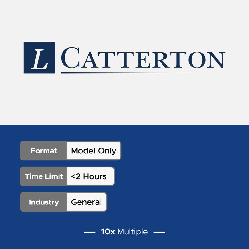 Private Equity Interview Questions PE Practice Mega Fund L Catterton - 10x Multiple
