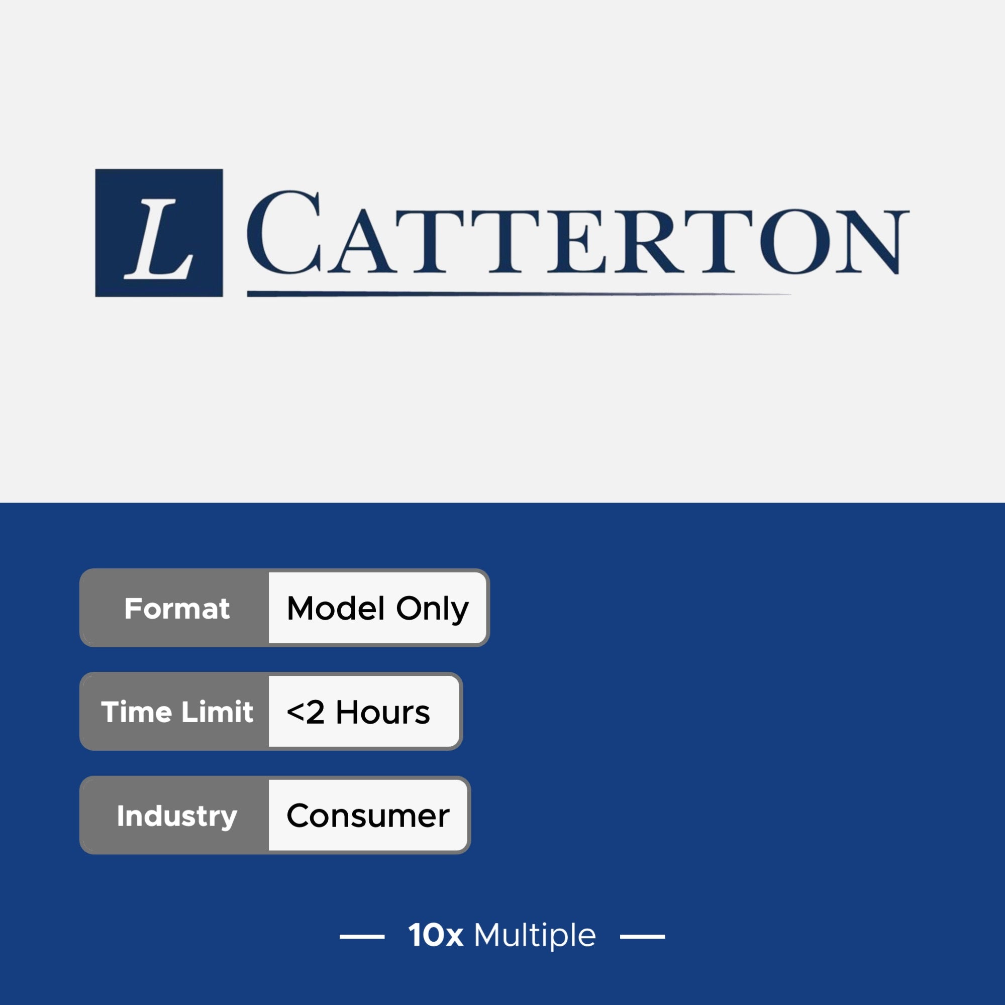 Private Equity Interview Questions PE Practice Mega Fund L Catterton Interview - 10x Multiple