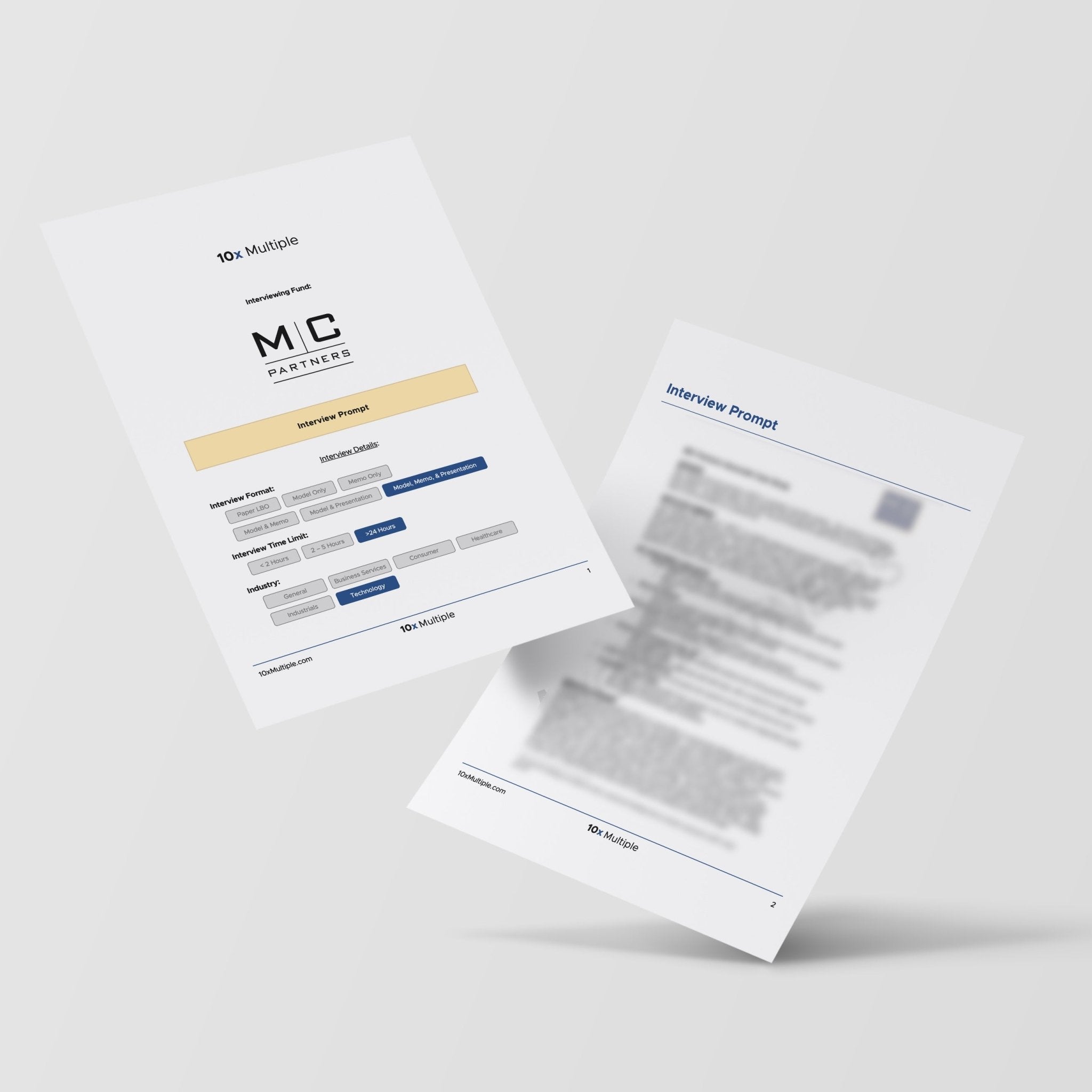 Private Equity Interview Questions PE Practice Mega Fund MC Partners Interview - 10x Multiple